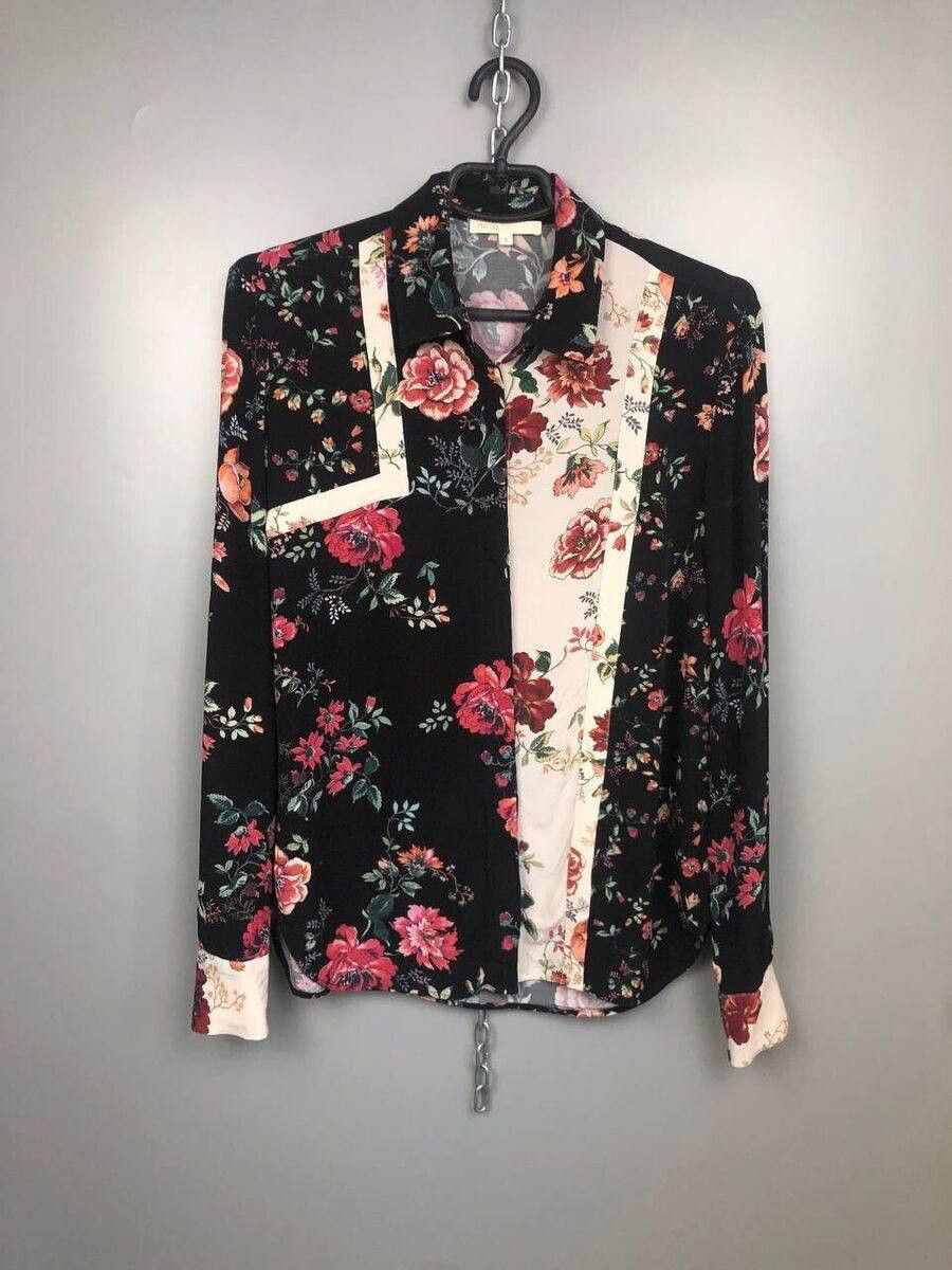Maje Maje Printed Multicolor Blouse Size 1 Size S / US 4 / IT 40 - 1 Thumbnail