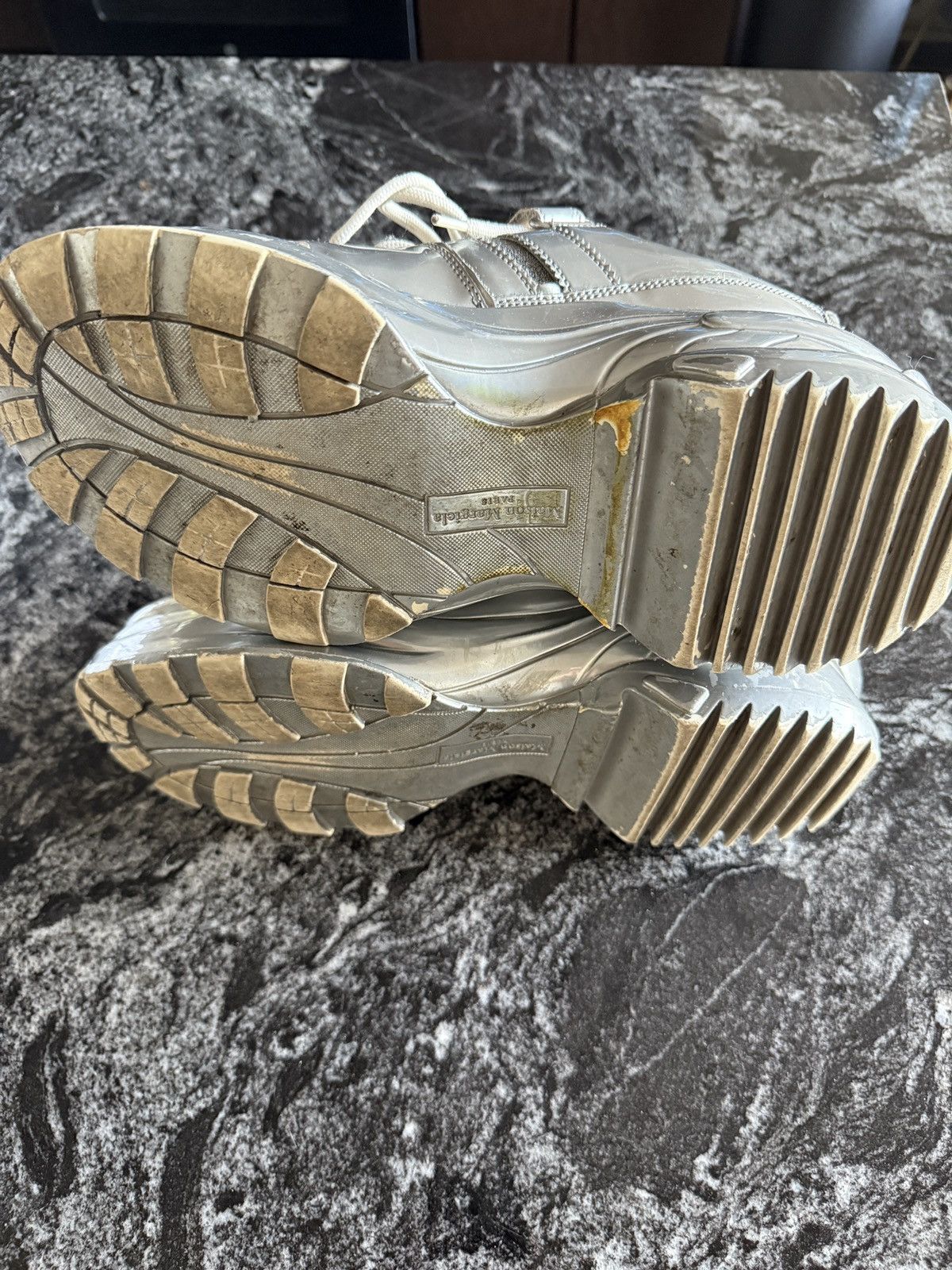 Maison Margiela Maison Margiela Runway Silver Chunky Sneaker Size 43 (US 10) Size US 10 / EU 43 - 8 Thumbnail