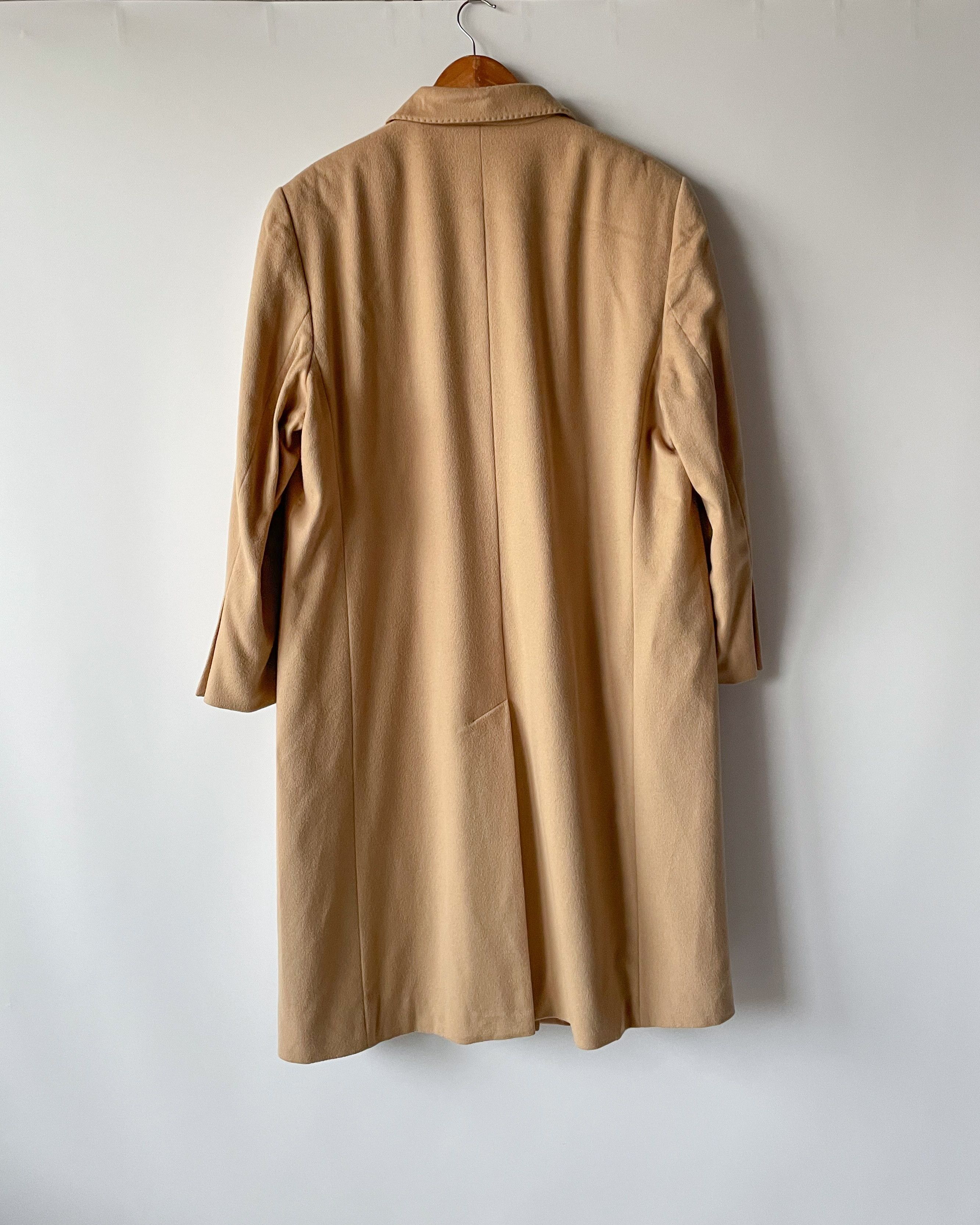 Colombo Vintage Colombo Fabric Camel Coat – Pure Cashmere Size XL / US 12-14 / IT 48-50 - 8 Thumbnail