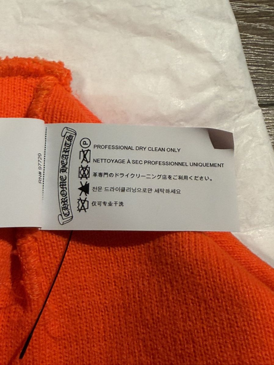 Chrome Hearts Chrome Hearts Orange Beanie Size ONE SIZE - 6 Thumbnail