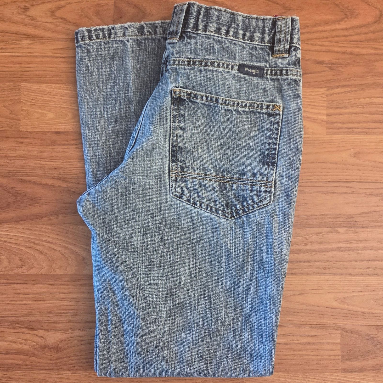 Wrangler Classic Blue Wrangler Jeans - Size 16 Size 38" / US 16 / IT 52 - 2 Thumbnail