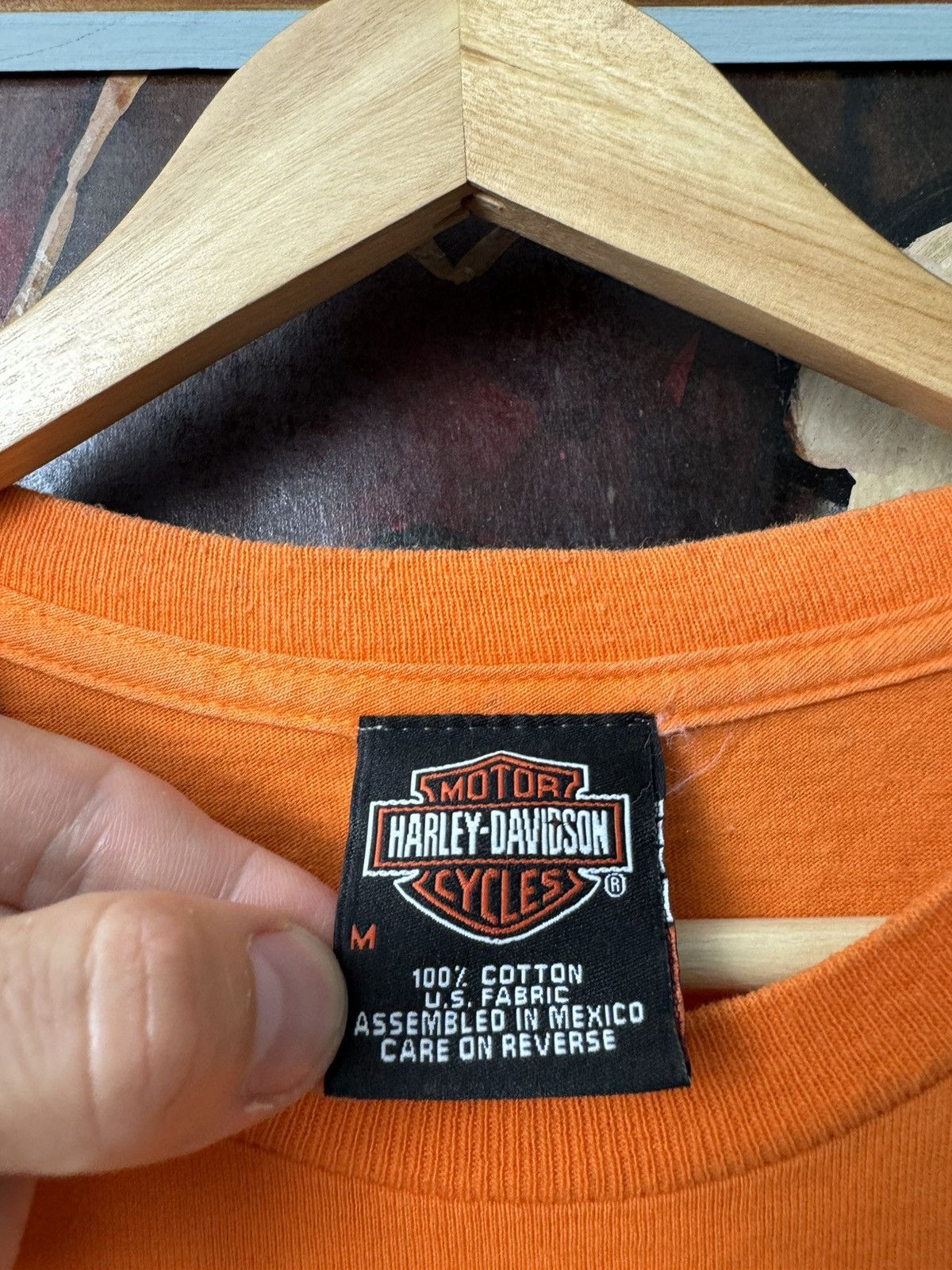 Harley Davidson Harley Davidson Vintage Y2k Tee Motor Cycles Austin Texas Size US M / EU 48-50 / 2 - 3 Thumbnail