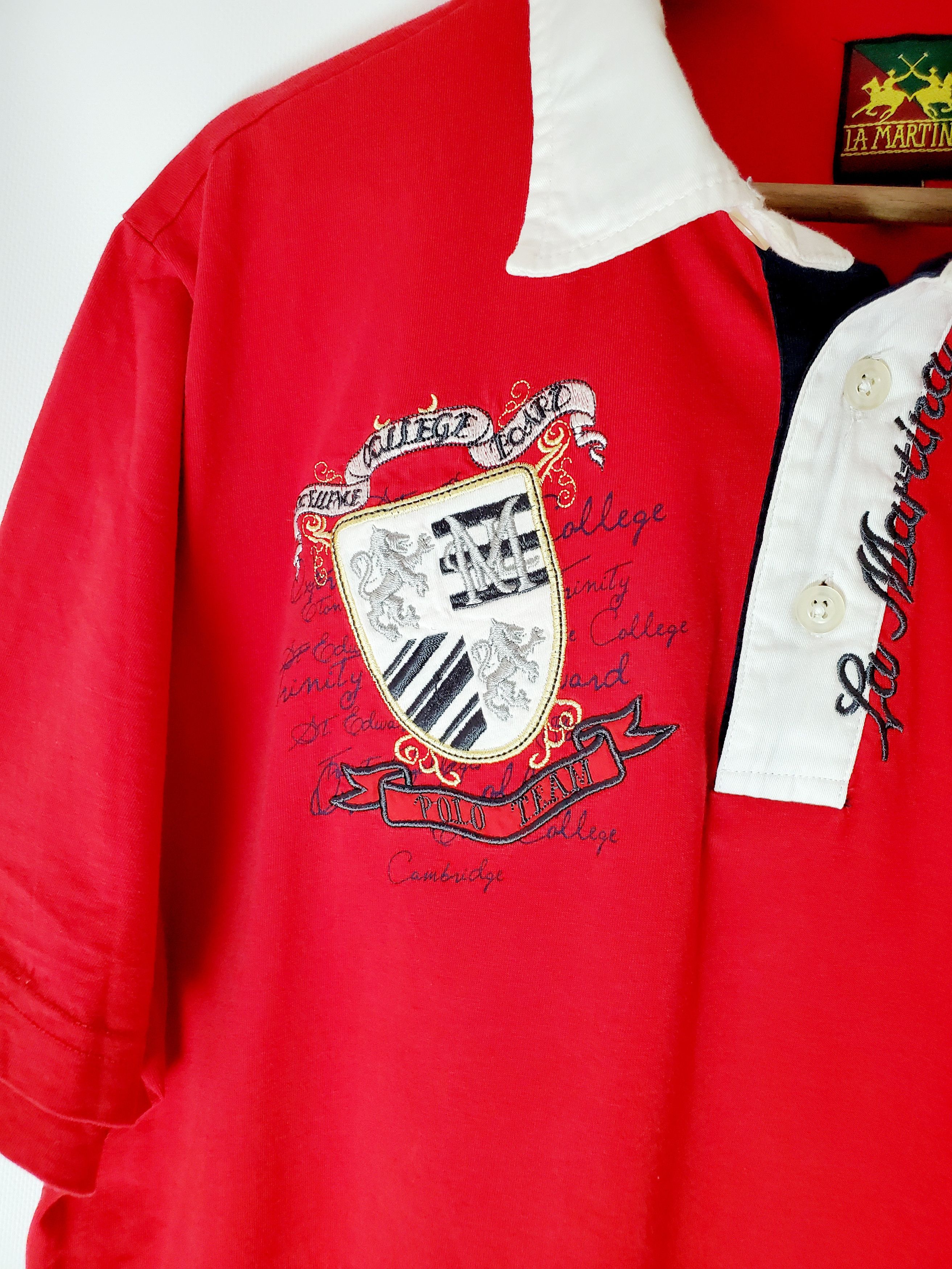 Japanese Brand × La Martina × Vintage LA Martina polo Argentino varsity match London Tshirt Xl Size US XL / EU 56 / 4 - 3 Thumbnail