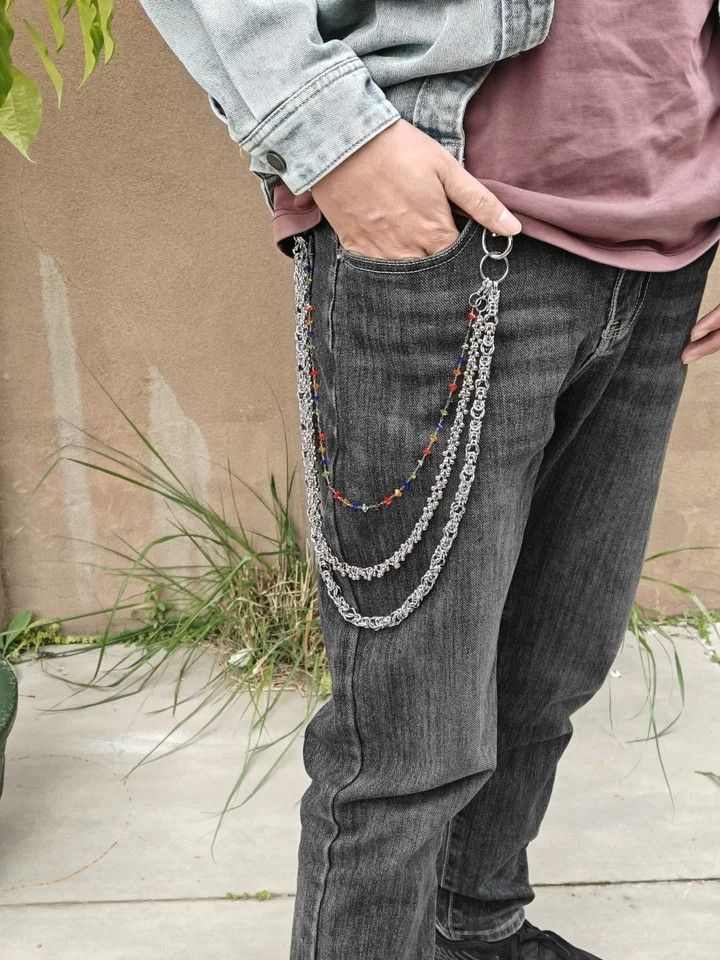 Japanese Brand × Vintage Flame Gemstone The Earth Bead Keel Paint Chain Size ONE SIZE - 1 Thumbnail