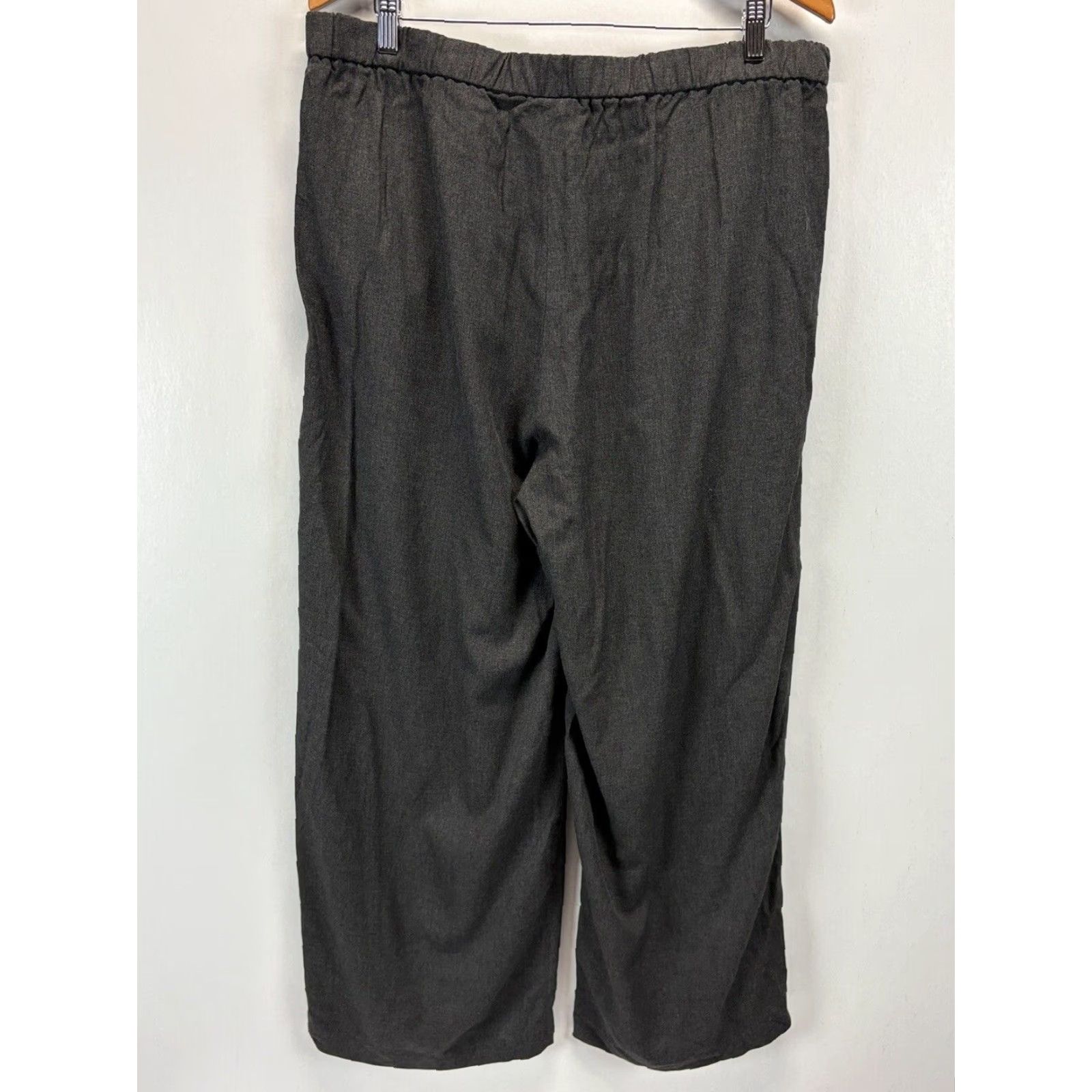 J. Jill J. Jill PureJill Pants XL Charcoal Pull On Elastic Waist Comfort Women Dress Pants Size 40" / US 18 - 3 Thumbnail