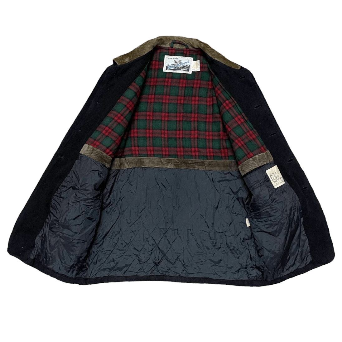 Japanese Brand Vtg Basic & Highest by Mac Hope Wool Jacket Corduroy Collar Size US M / EU 48-50 / 2 - 7 Thumbnail