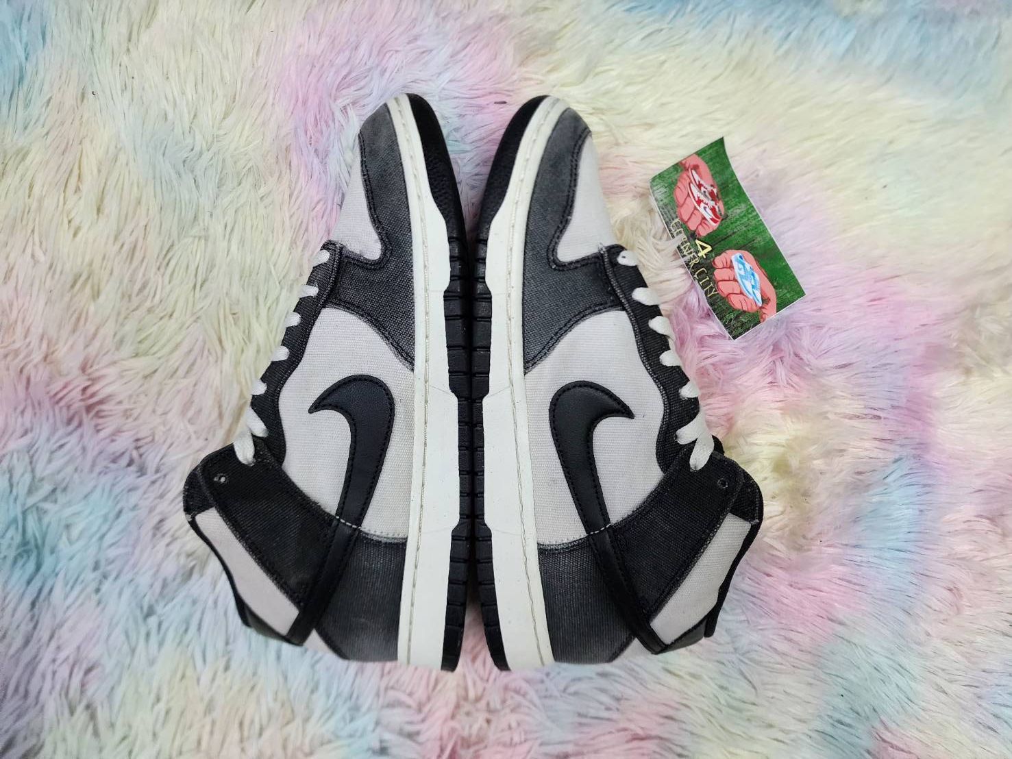 Nike Nike Dunk Mid Panda Sali Black Canvas Size US 9 / EU 42 - 6 Thumbnail