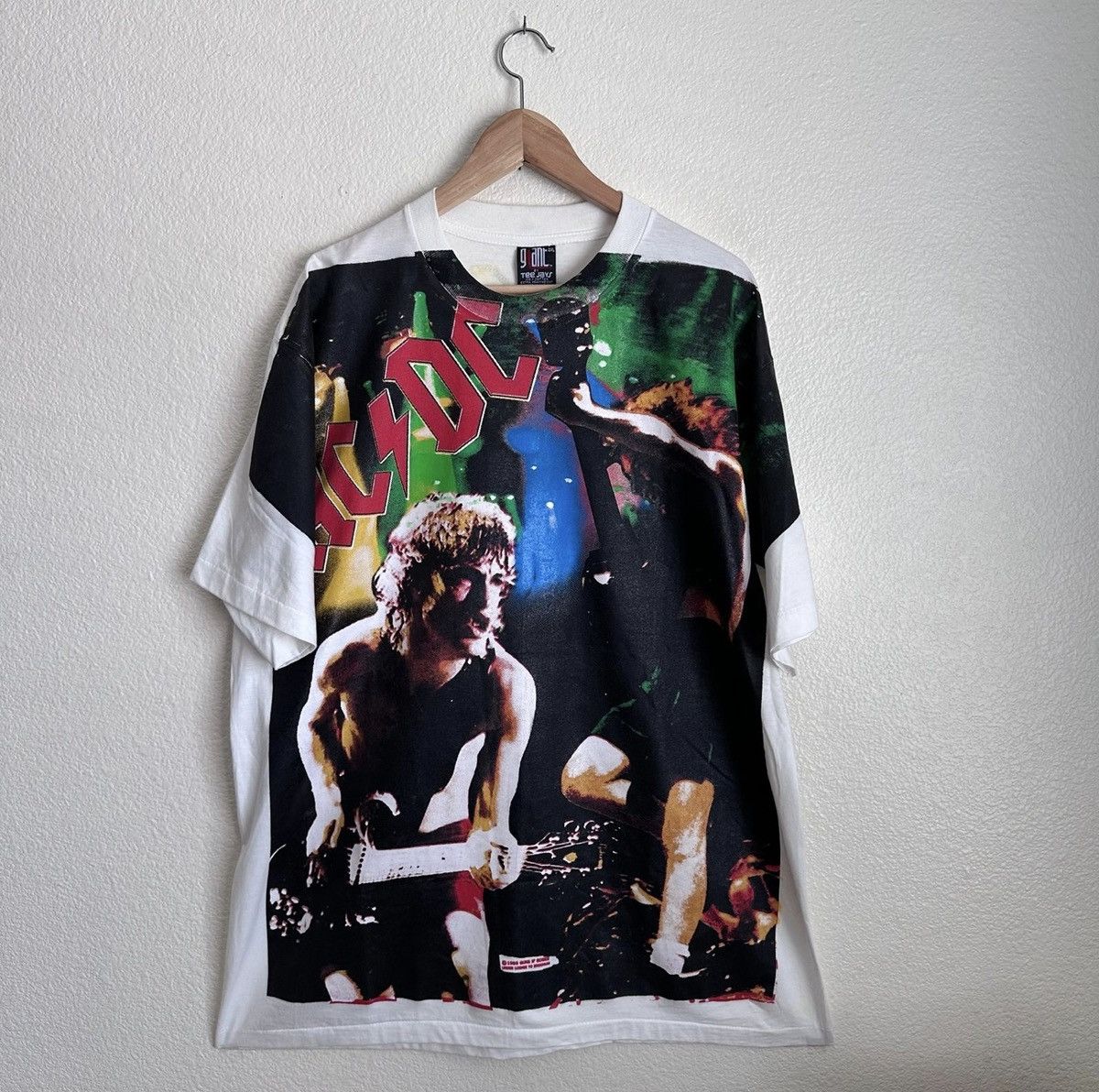 Giant Vintage AC/DC All Over Print T Shirt AOP Size XXL 2XL Size US XXL / EU 58 / 5 - 1 Thumbnail