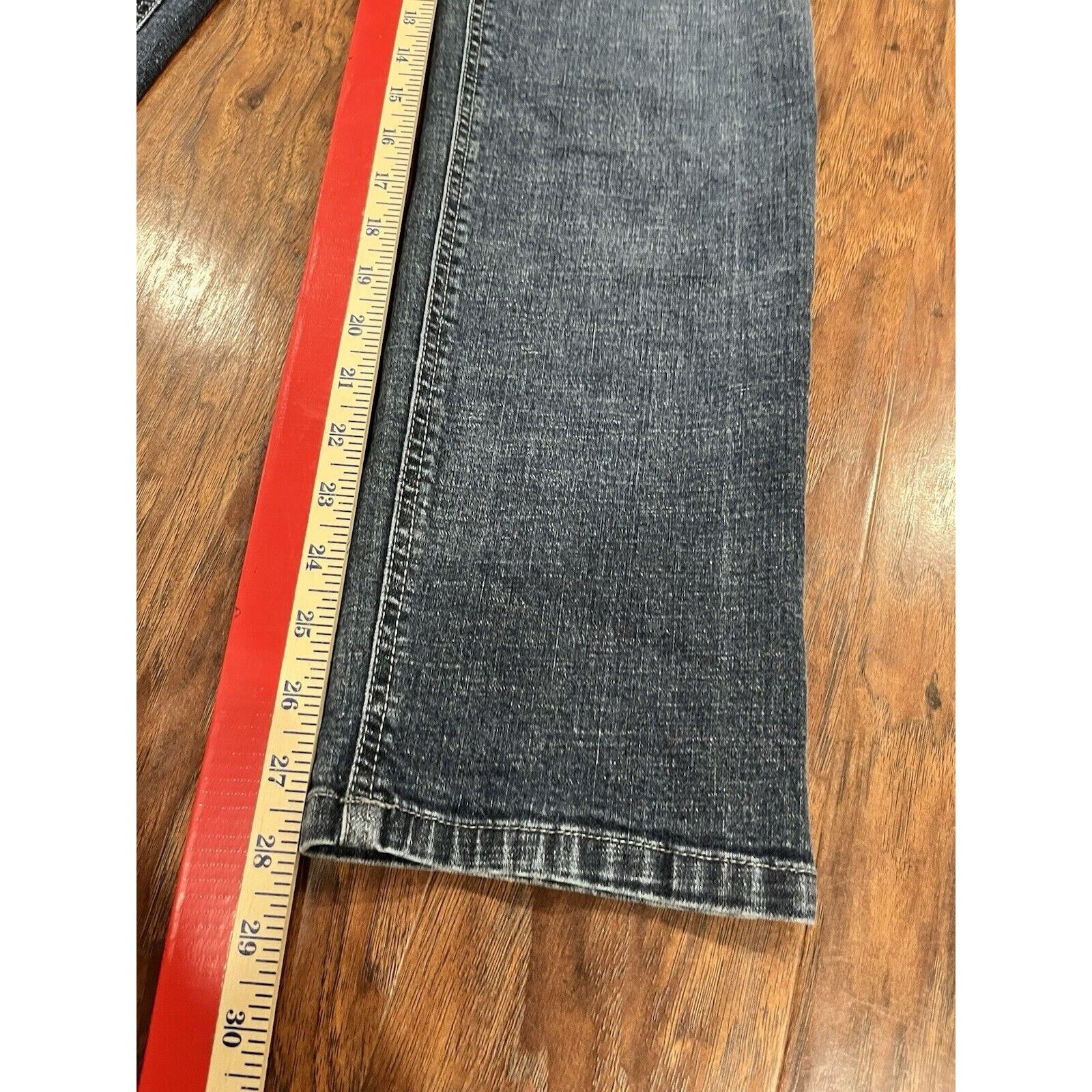 Prana Prana Breathe Jeans Mens 32 X 28 Blue Denim Straight Leg Size US 32 / EU 48 - 3 Thumbnail