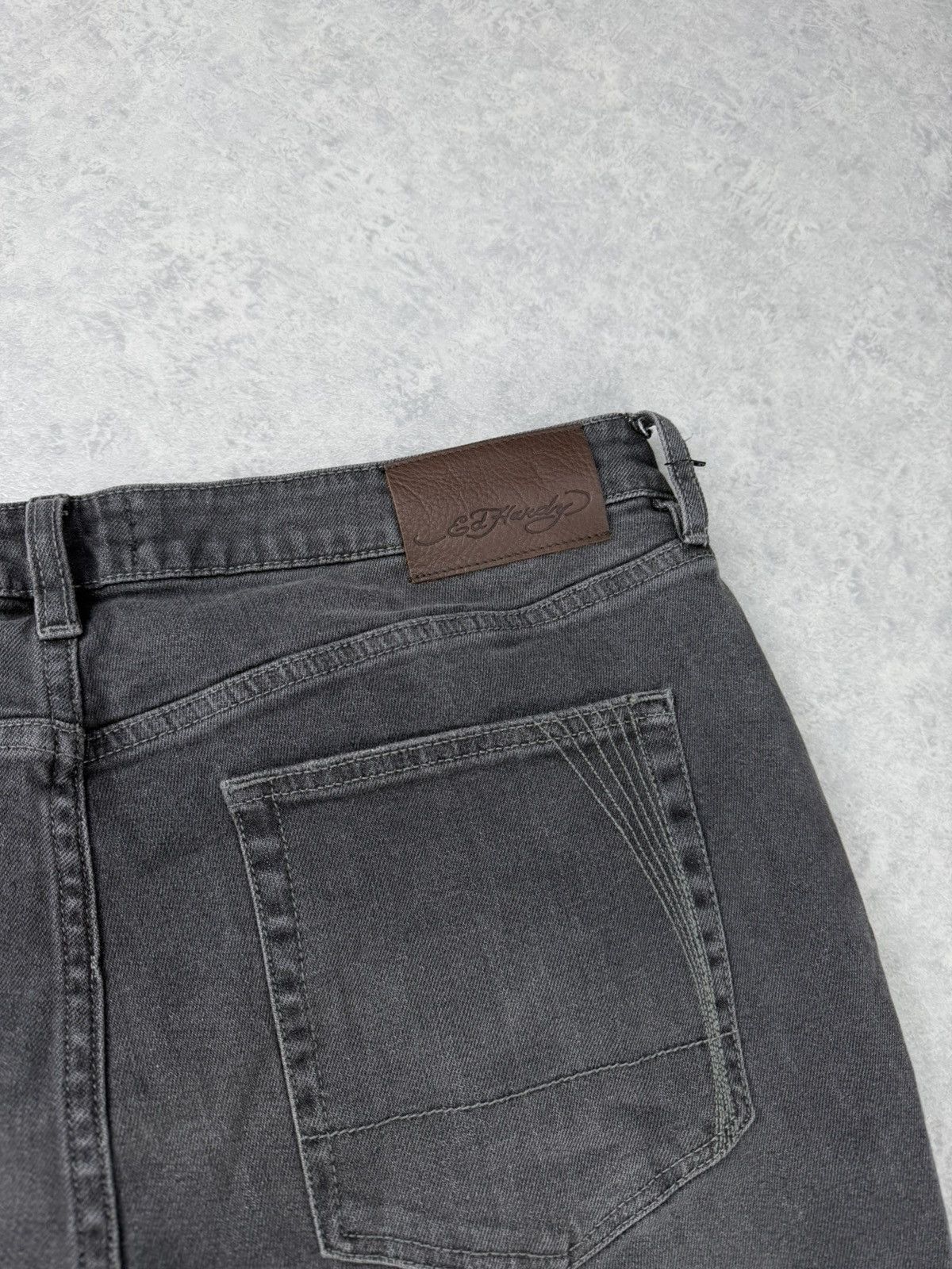 Ed Hardy Ed Hardy Rock Black Grey Wash Jeans Waist 36 Slim Fit Size US 36 / EU 52 - 10 Thumbnail