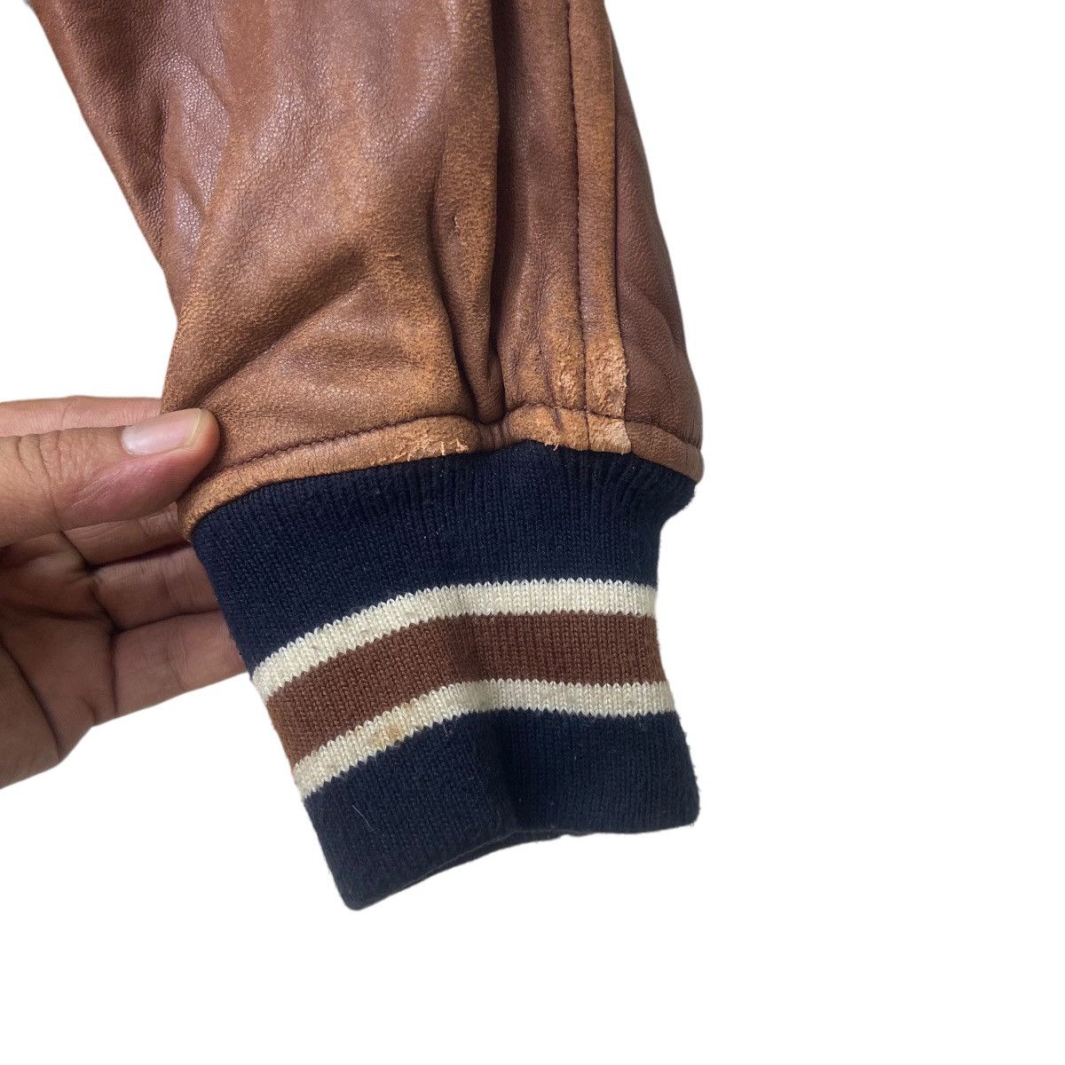Japanese Brand × Vintage Vintage E B. N Caves D Grace Street Fashion Varsity Jacket Size US M / EU 48-50 / 2 - 7 Thumbnail