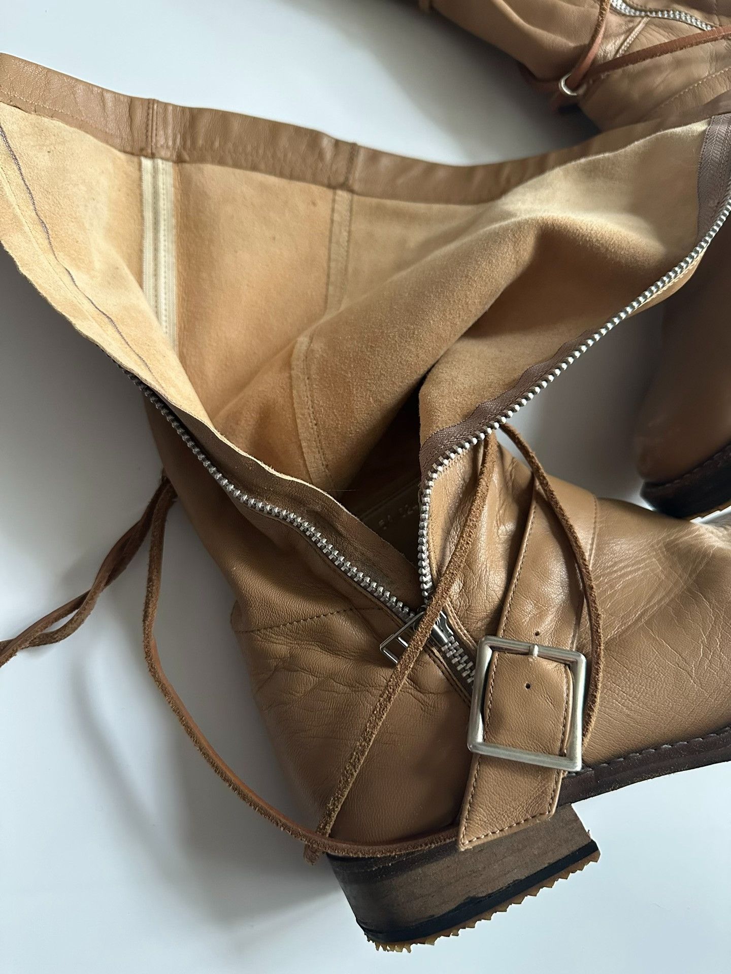 Undercover UNDERCOVER size s 05AW ART&CRAFT Period Bandage Leather Boo Size US 4.5 / IT 34.5 - 4 Thumbnail