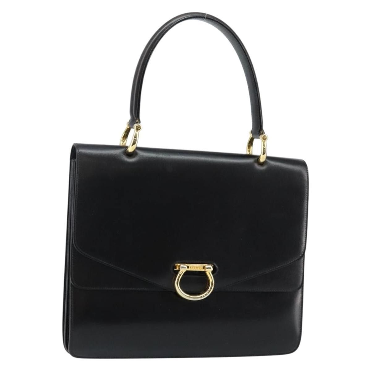 Celine Celine Vintage Top Handle Bag Glazed Leather Size ONE SIZE - 1 Thumbnail