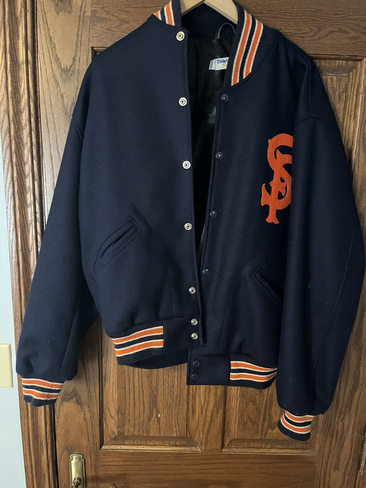 Ebbets Field Flannels Ebbet Field Flannel San Francisco Seals Varsity Jacket Size US L / EU 52-54 / 3 - 1 Thumbnail