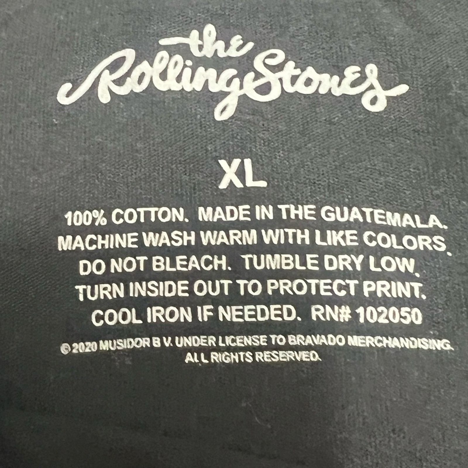 The Rolling Stones Rolling Stones Distressed Crew Neck T-shirt Sz XL Women’s Size XL / US 12-14 / IT 48-50 - 3 Thumbnail