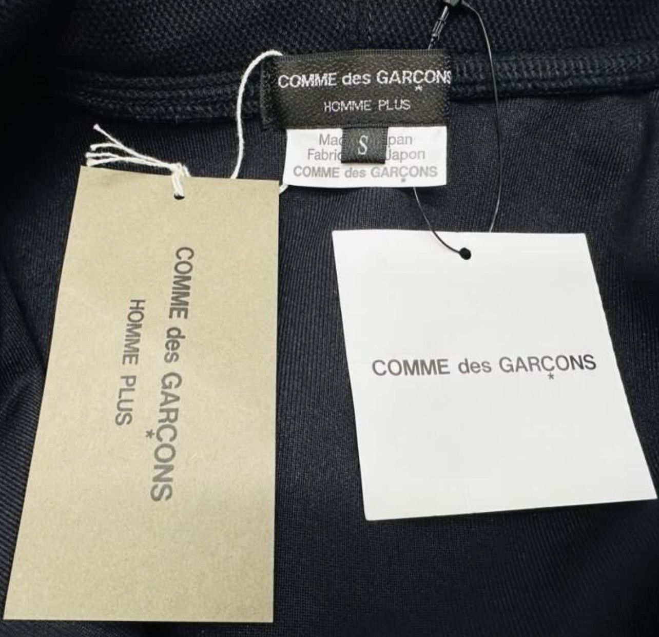 Comme des Garcons × Comme des Garcons Homme Plus comme des garçons Homme plus fur cut out hoodie runway Size 48R - 9 Thumbnail