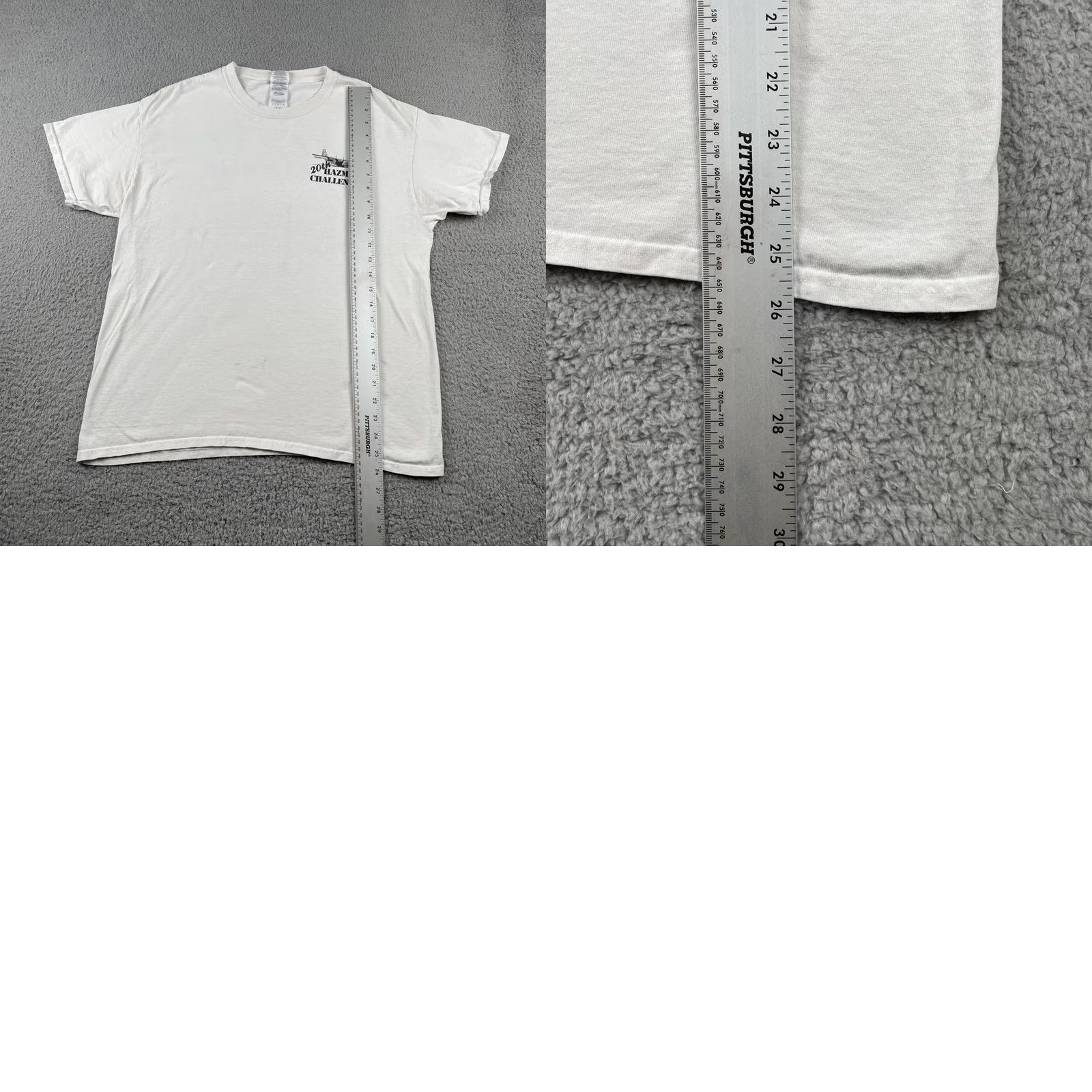 Gildan Gildan Mens L White T Shirt 20th Hazmat Challenge 2016 Graphic Shirt Size US L / EU 52-54 / 3 - 10 Thumbnail