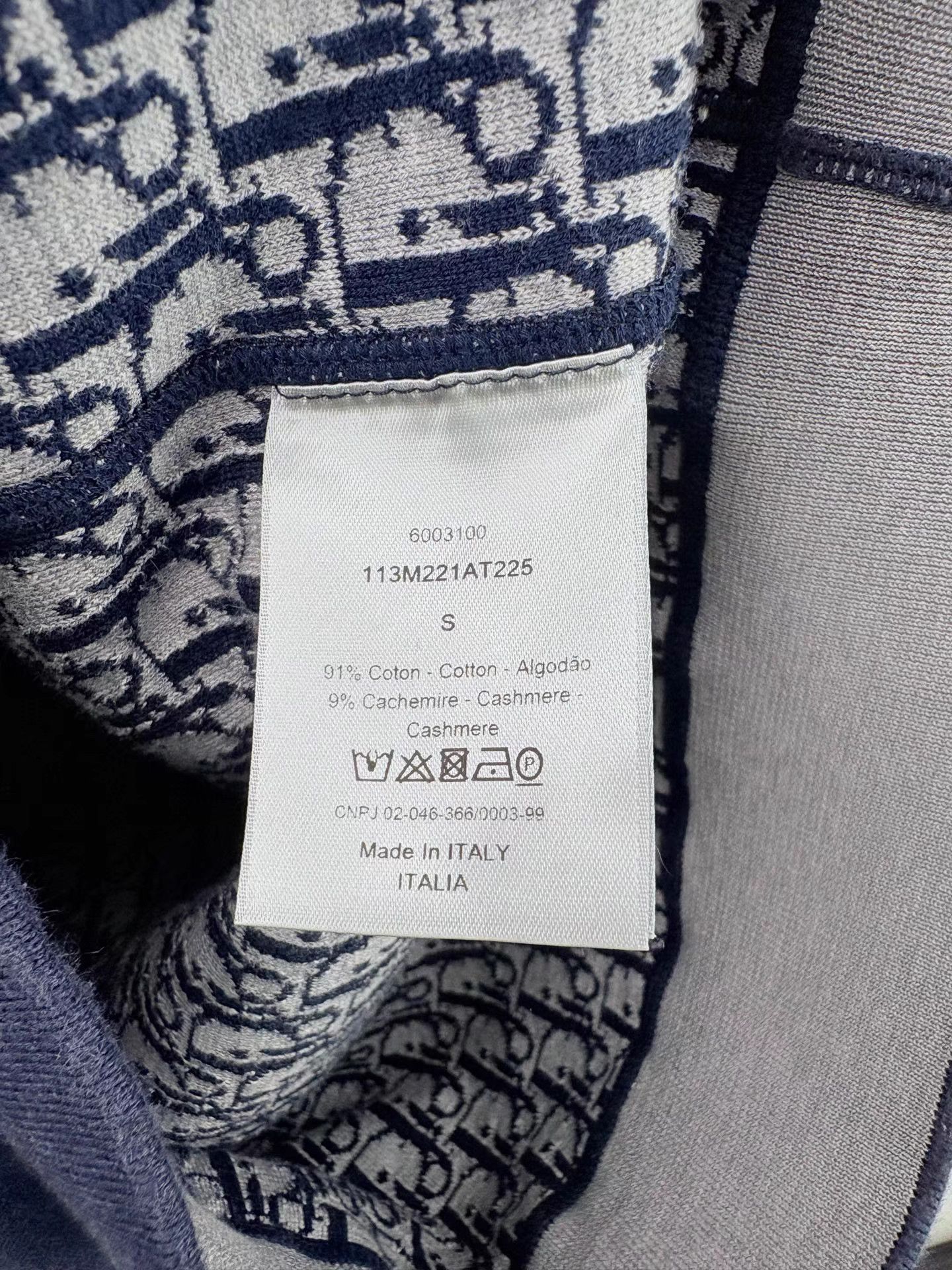 Dior DIOR All-Over Logo Inside Zip-Up Jacket K1 Size S / US 4 / IT 40 - 4 Thumbnail