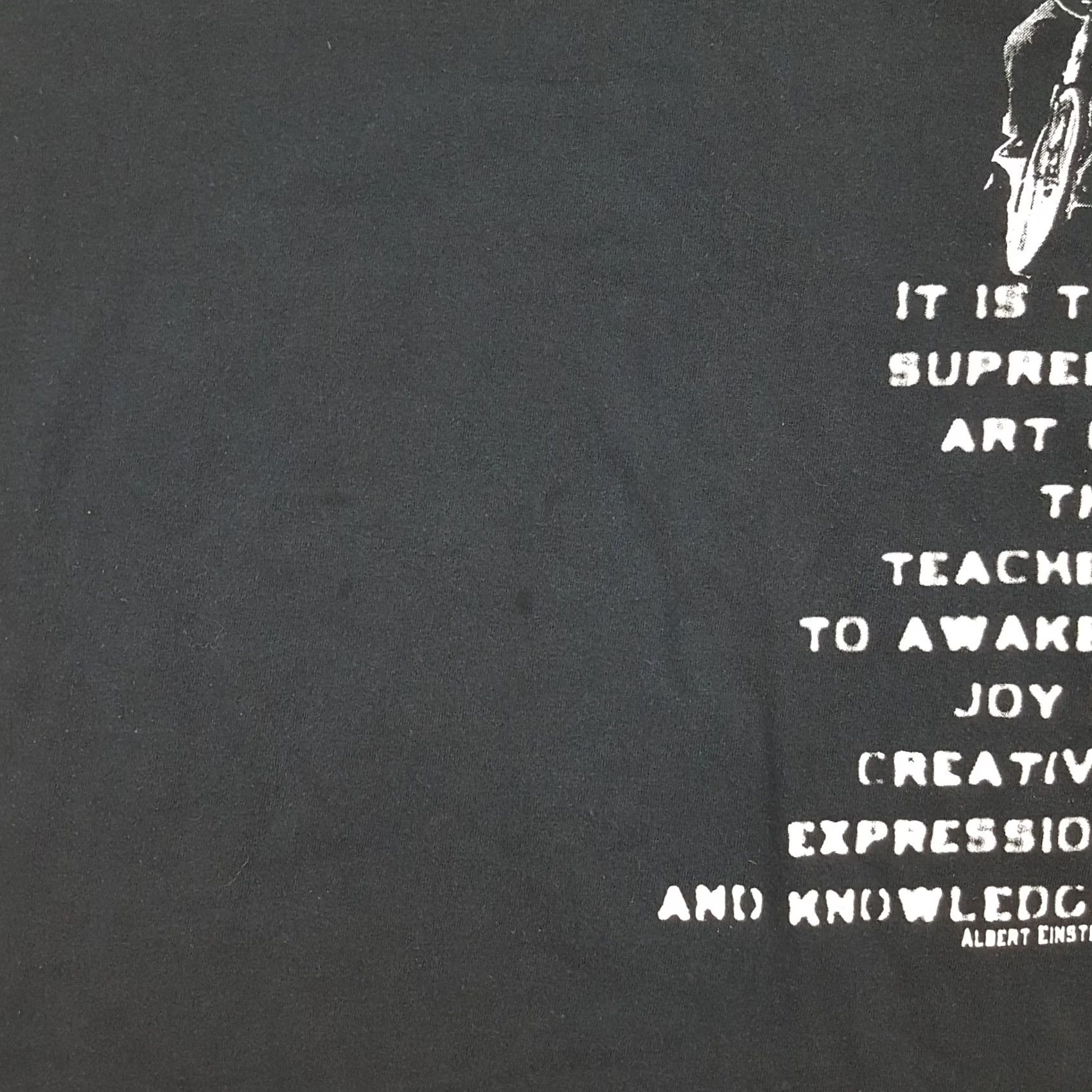 Gildan VINTAGE Albert Einstein Scientist Teacher 2XL Black T Shirt Y2K Faded Retro Graphic Print Mens Shirt Size US XXL / EU 58 / 5 - 5 Thumbnail
