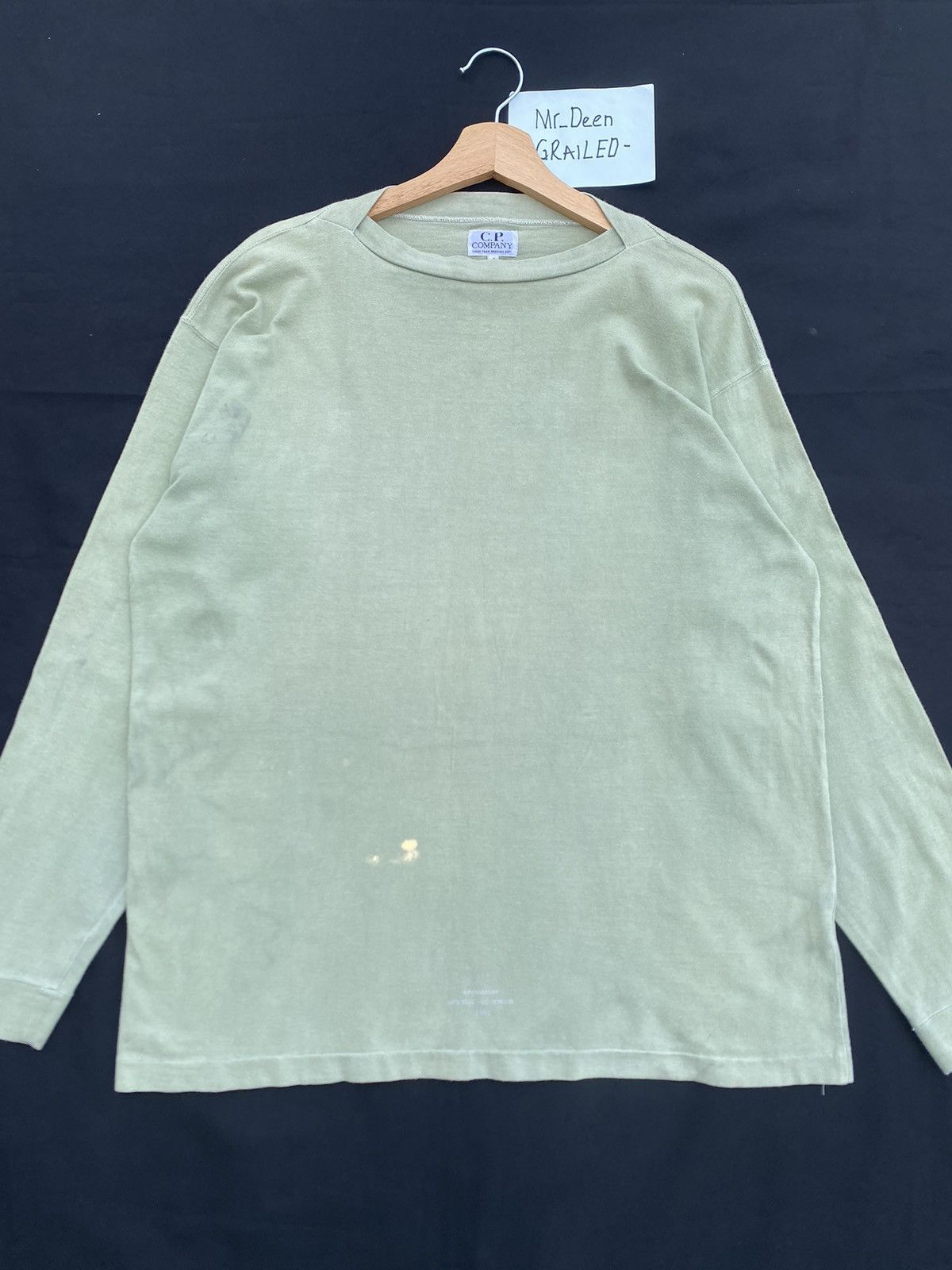 C.P. Company Vintage C.P Company Spring Summer 1991 Longsleeve Tshirt Size US L / EU 52-54 / 3 - 5 Thumbnail