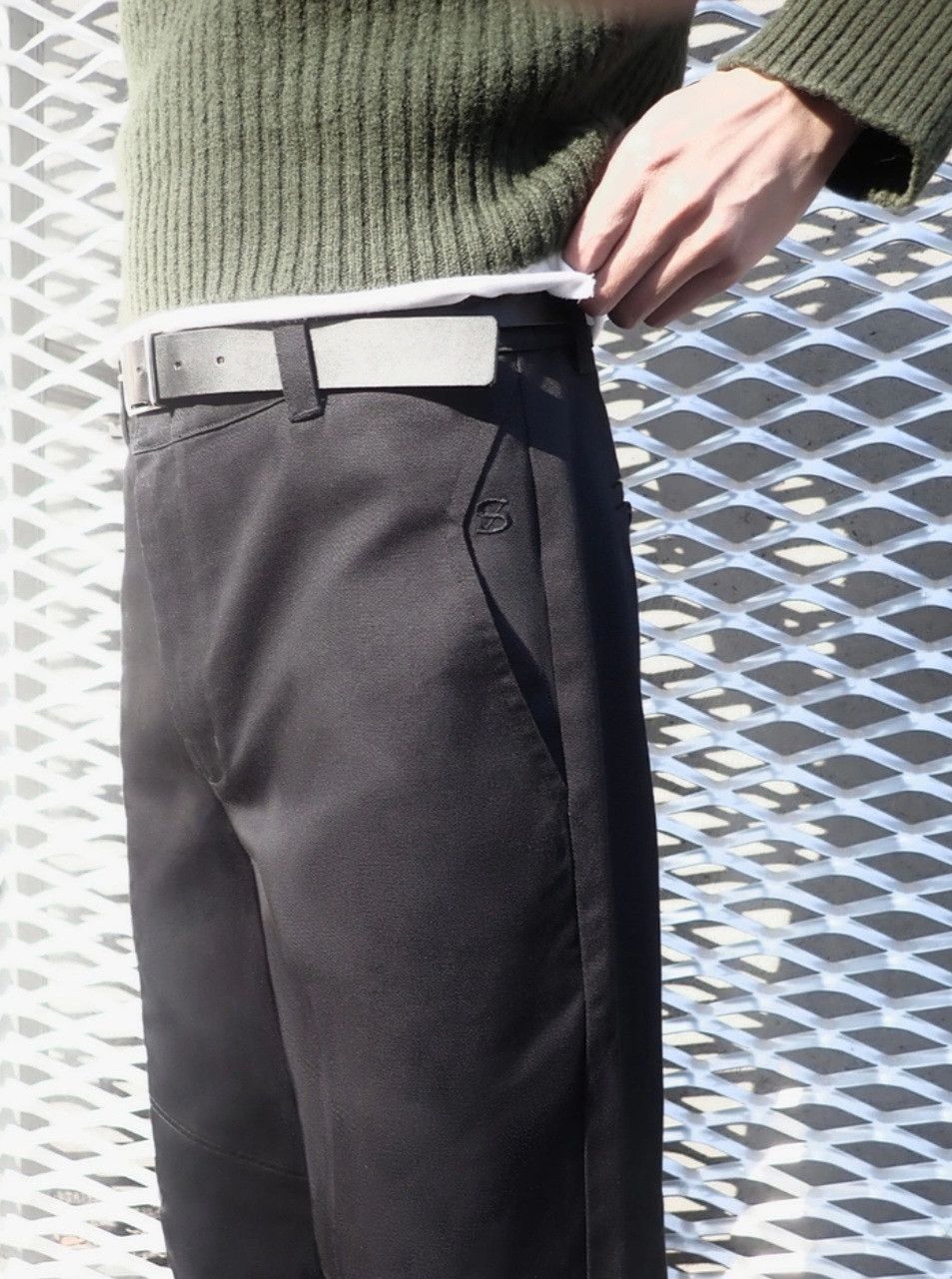 image of Pet Tree Kor Sanroku 3D Pants in Black, Men's (Size 32)