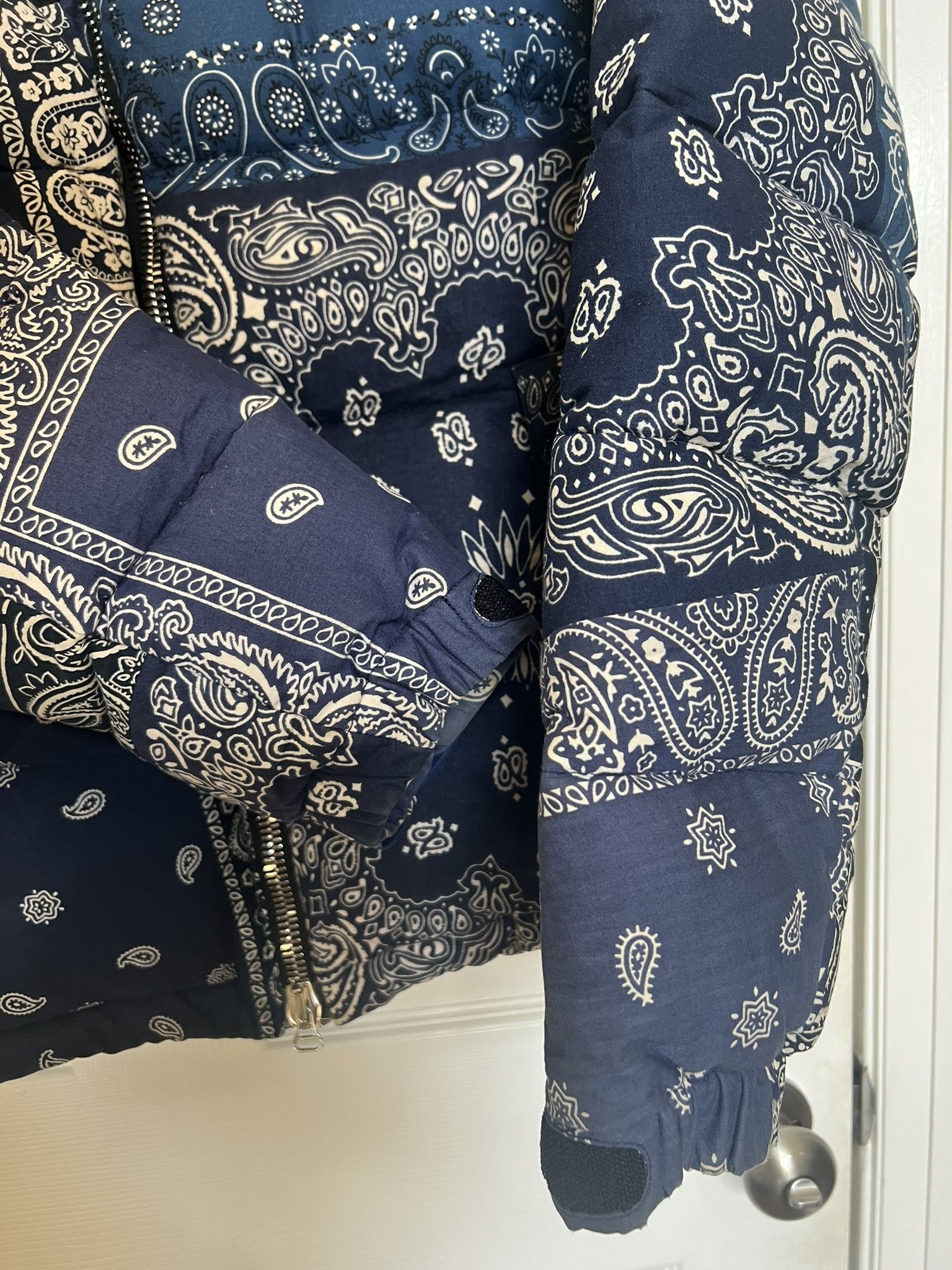 READYMADE ReadyMade Blue Bandana Paisley Puffer Jacket sz 0 Size US XS / EU 42 / 0 - 4 Thumbnail