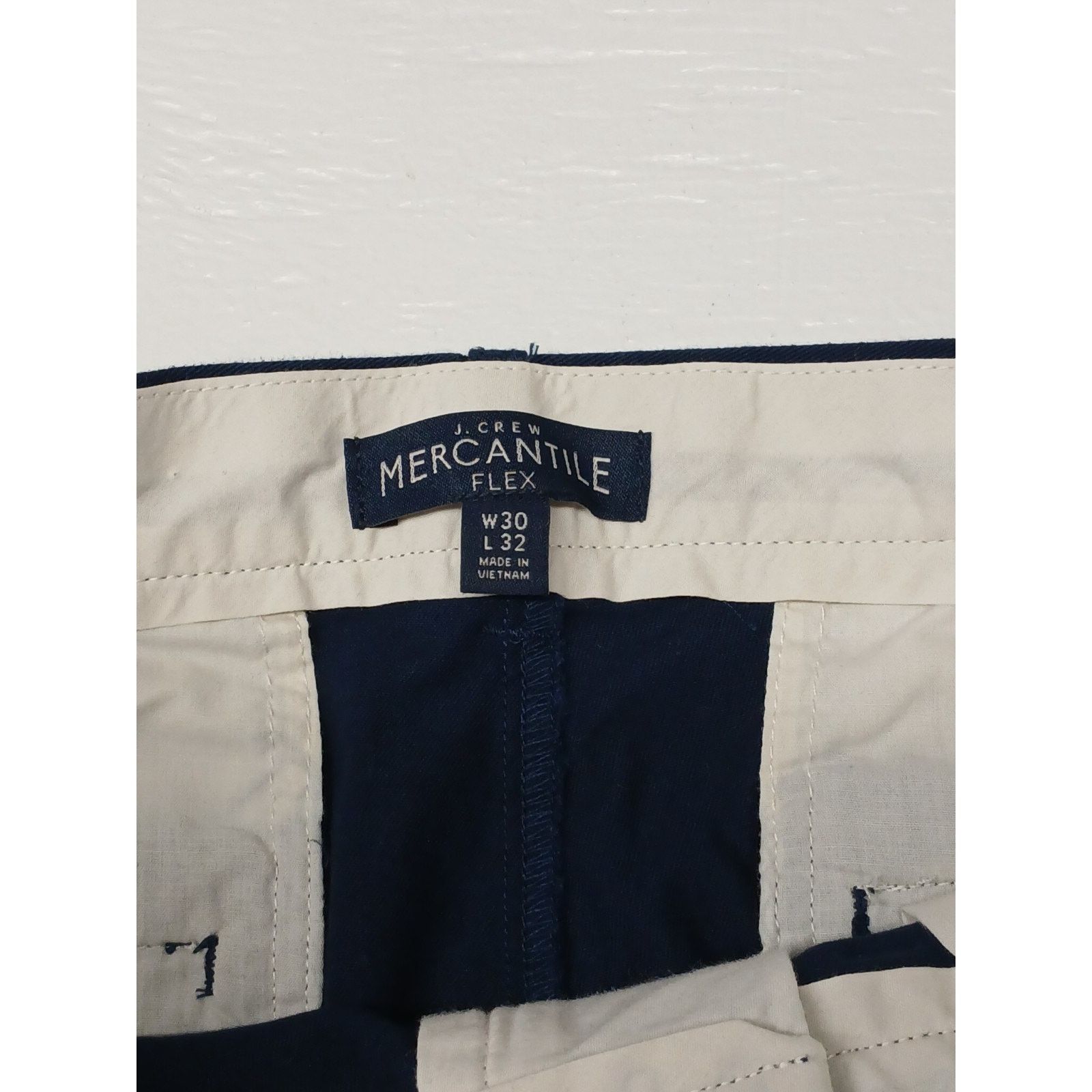 Other J. Crew (30x32) Men's Slim Straight Blue Khaki Dress Slacks Size US 30 / EU 46 - 8 Thumbnail