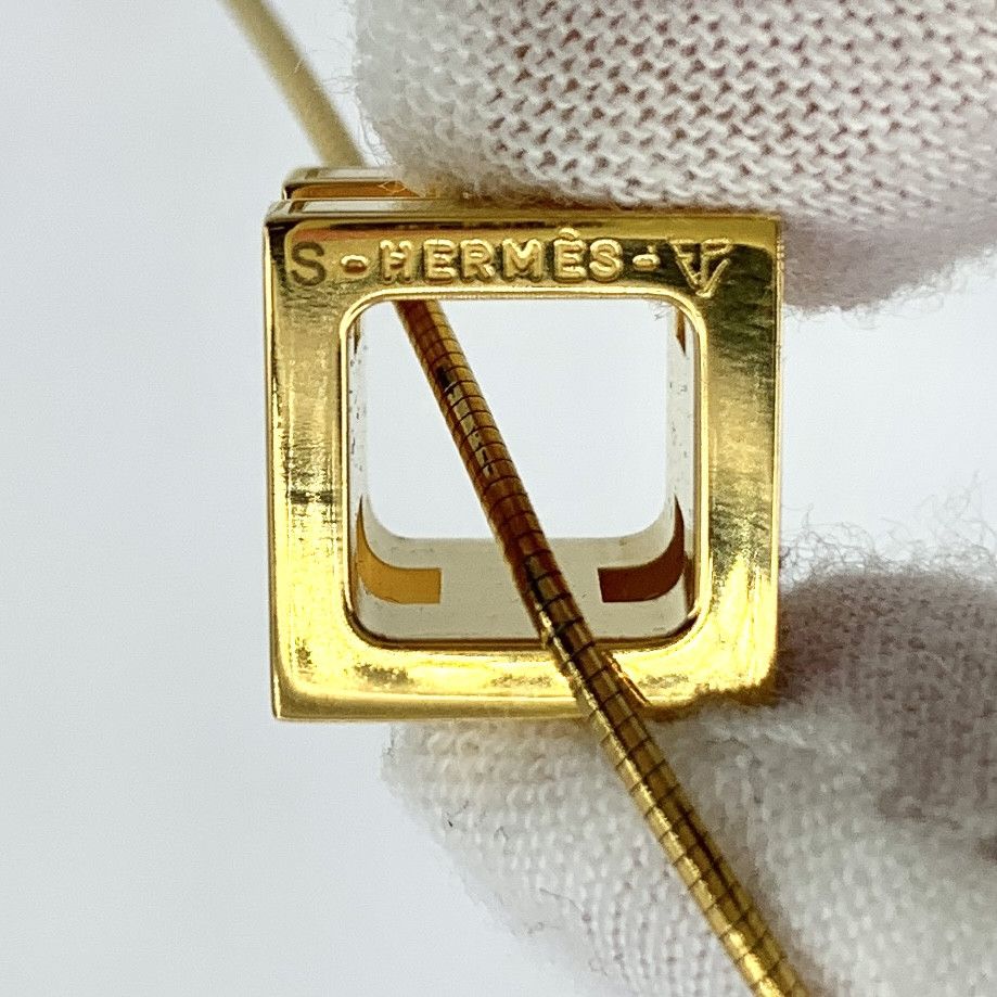 Hermes Hermes Cage d’H Necklace Gold Size ONE SIZE - 7 Thumbnail