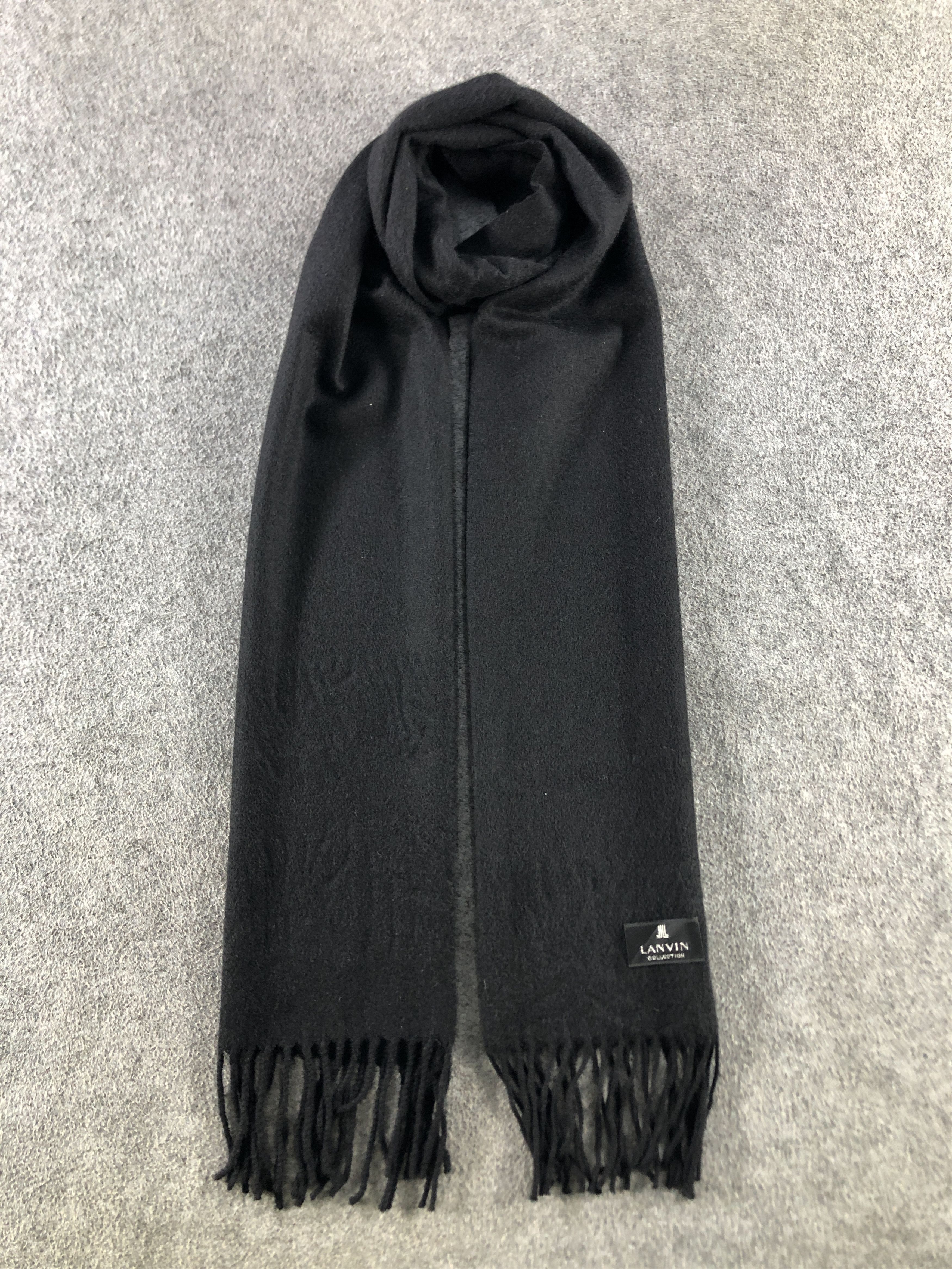 Lanvin Cashmere Scarf / Muffler / Neckwear P759