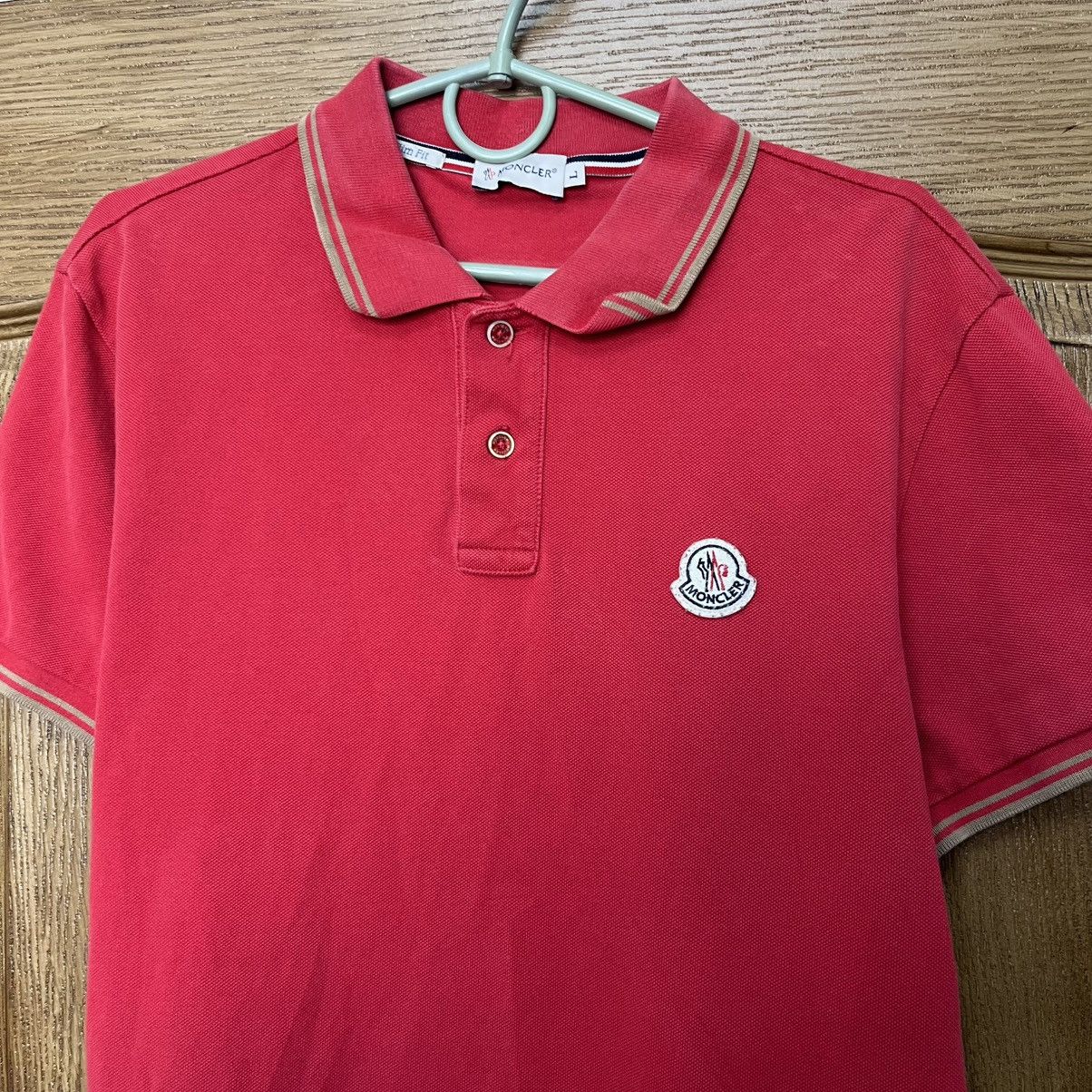 Moncler Moncler Polo T-Shirt Size US L / EU 52-54 / 3 - 3 Thumbnail