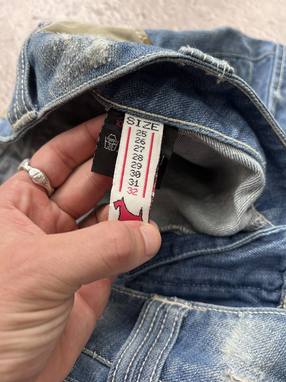 Hysteric Glamour × Japanese Brand × Junya Watanabe ARCHIVE DISTRESSED MULTIPOCKET ZIPPER CARGO PANTS RICK STYLE Size US 30 / EU 46 - 7 Thumbnail