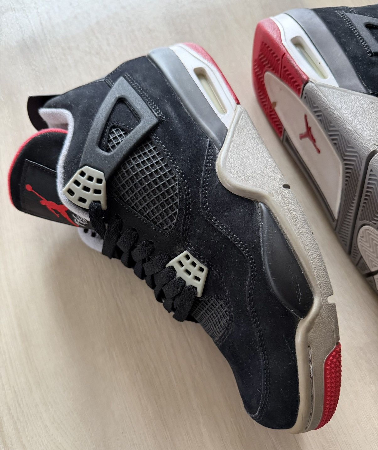 Jordan Brand 2012 Jordan 4 Retro Bred Sz 9.5 With Original Box Size US 9.5 / EU 42-43 - 11 Thumbnail