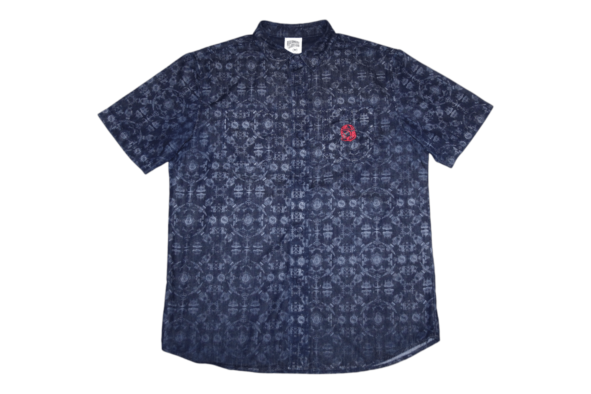 Billionaire Boys Club Billionaire Boys Club monogram raw denim s/s baggy shirt Size US M / EU 48-50 / 2 - 1 Thumbnail