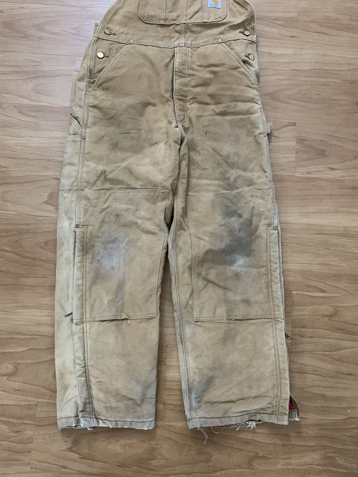 Carhartt 🏷️Vintage Carhartt Double-Knee Insulated Overalls (36x30) Size US 36 / EU 52 - 4 Thumbnail