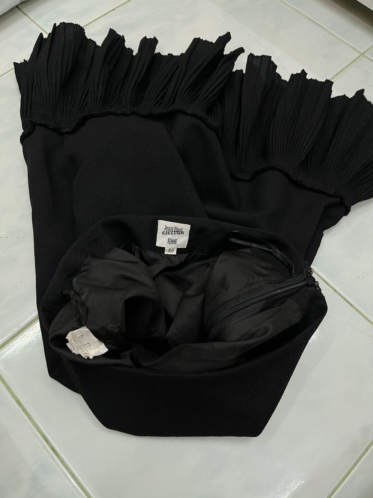 Jean Paul Gaultier 🔥🔥🔥ARCHIVE JEAN PAUL GAULTIER FEMME BLACK SKIRTS Size 25" / US 0 / IT 36 - 9 Thumbnail