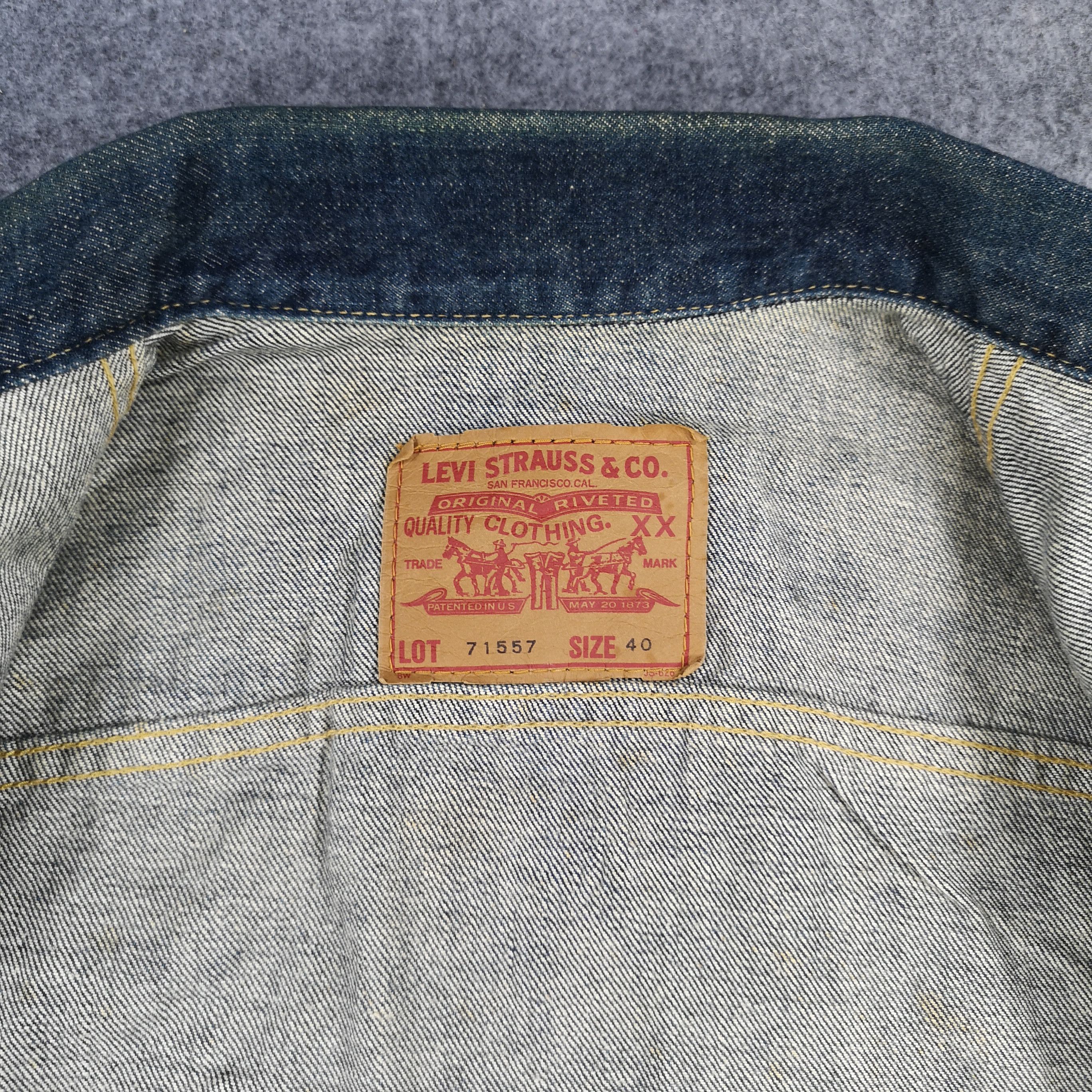 Levi's Vintage Levis Denim Blue Wash Trucker Jacket Size US M / EU 48-50 / 2 - 6 Thumbnail