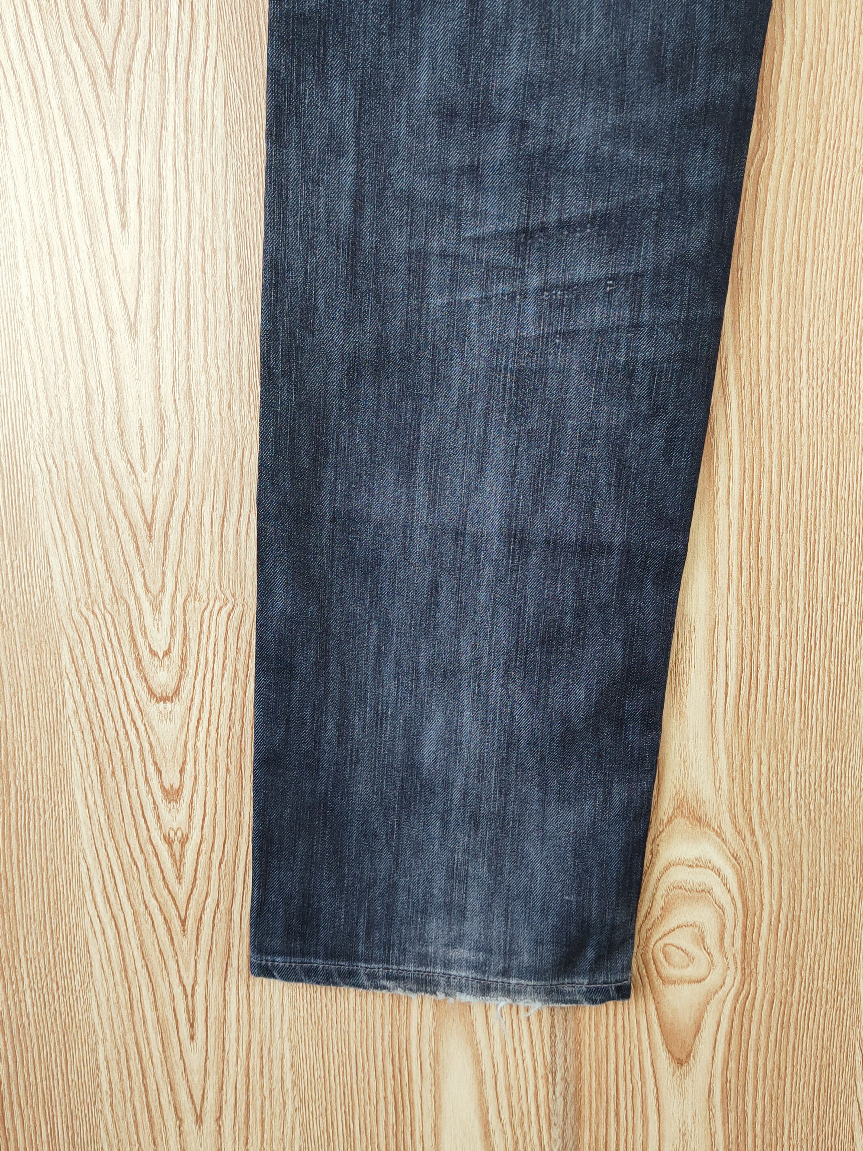 Edwin Edwin Black Distressed Ripped Jeans #W791 Size US 32 / EU 48 - 11 Thumbnail