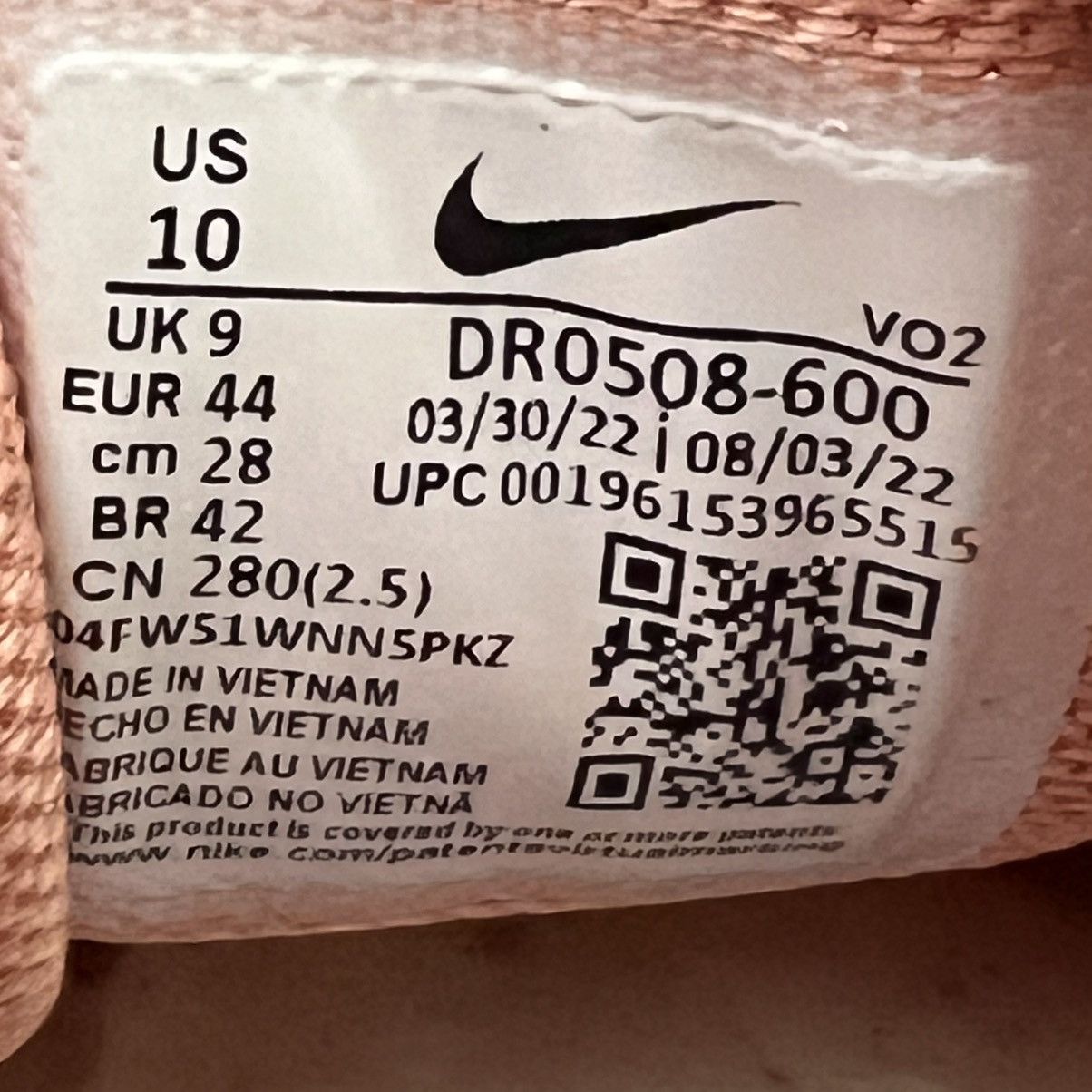 NOCTA × Nike Drake Nike Nocta Hot Step Air Terra Snakeskin Pink Quartz Size US 10 / EU 43 - 7 Thumbnail