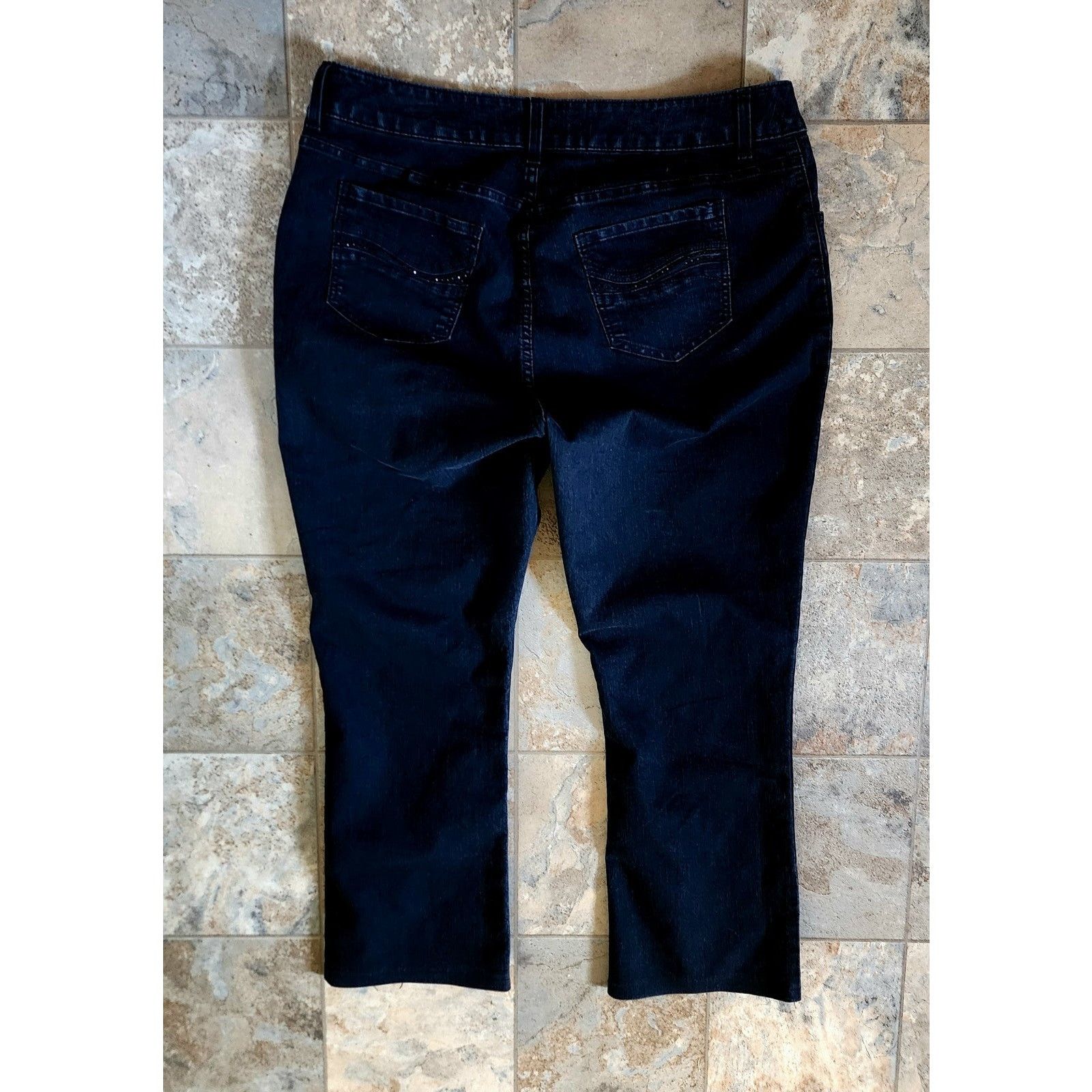 Lee Riders By Lee Womens Black Jeans 20W Boot Cut Size 42" / US 20 - 7 Thumbnail