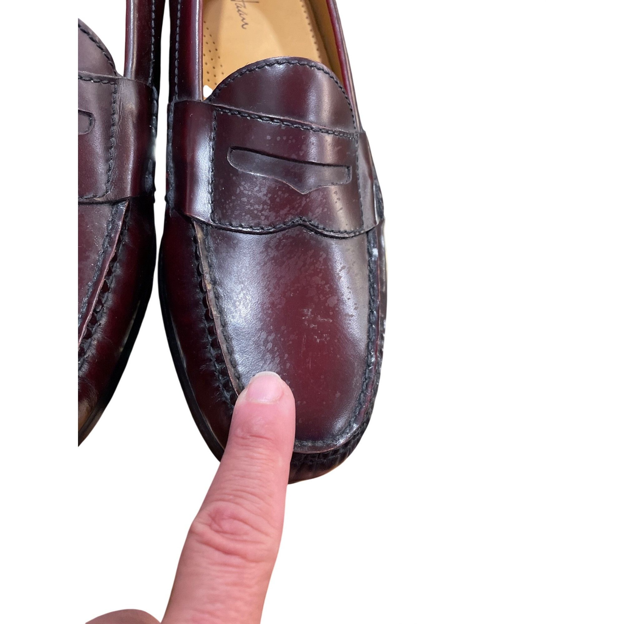 Cole Haan Cole Haan mens brown leather penny loafers dress shoes sz 9. Size US 9.5 / EU 42-43 - 14 Thumbnail