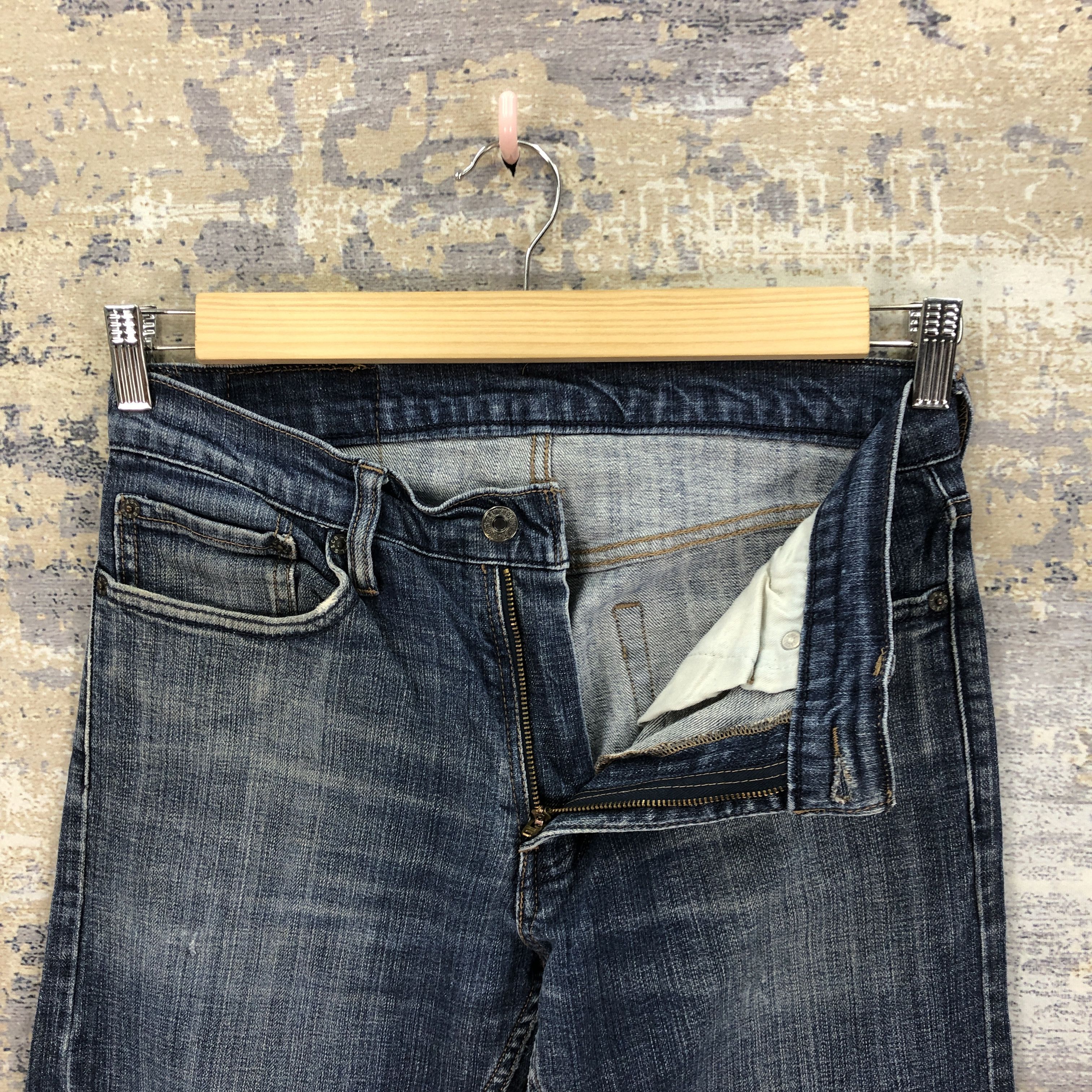 Levi's Vintage Y2K Levis 514 Faded Jeans Levi's Straight Denim Size 28" / US 6 / IT 42 - 6 Thumbnail