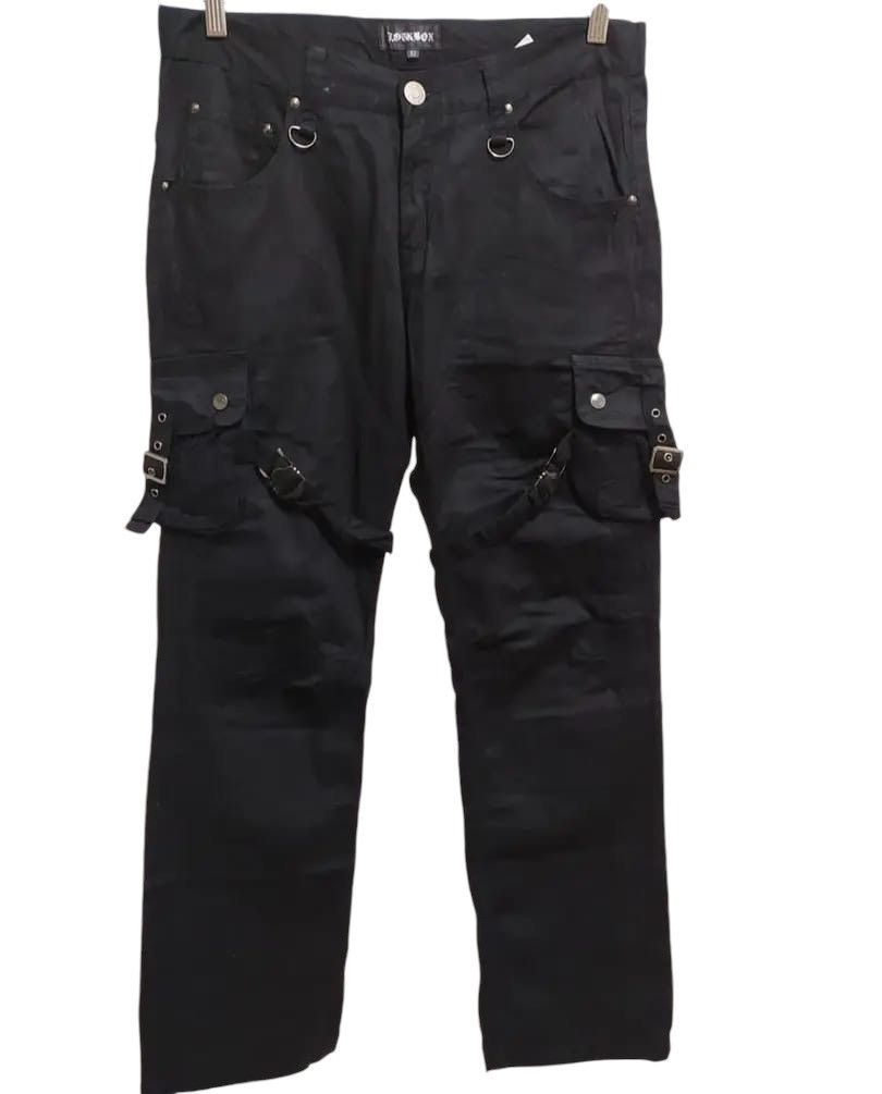 Japanese Brand LOWBOX Bondage Cargo Tactical Streetwear Pants Size US 32 / EU 48 - 1 Thumbnail