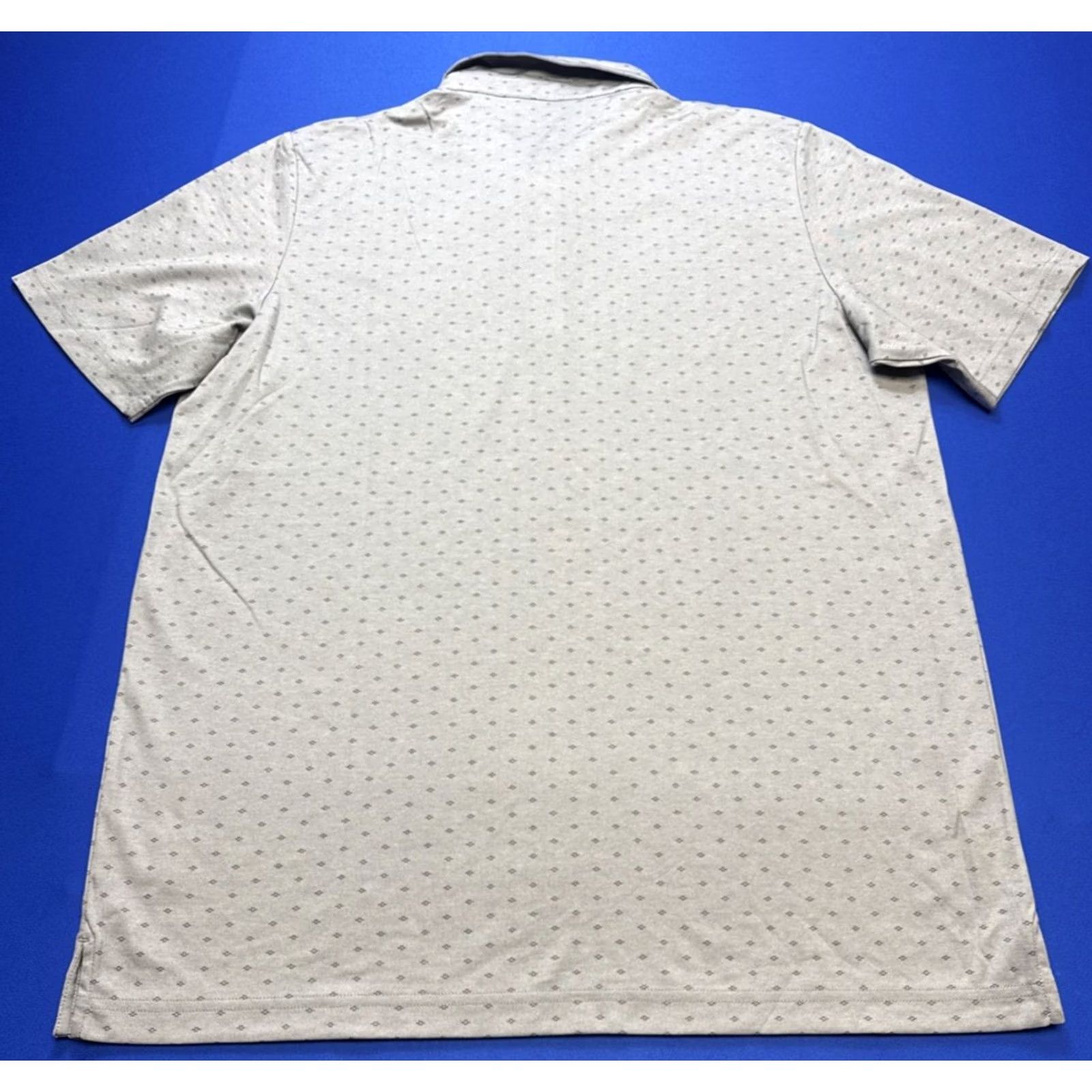 TravisMathew Travis Mathew Golf Shirt Mens 2XL Short Sleeve Geometric Gray Polo Logo Cotton Blend Athletic Regular Men Size US XXL / EU 58 / 5 - 4 Thumbnail