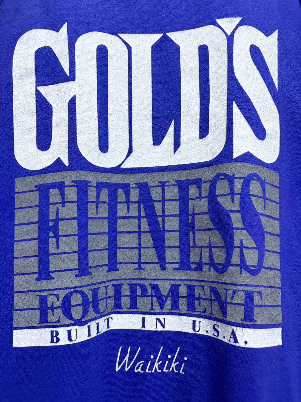 Vintage Vintage 90's Golds Gym - Fitness Equipment Tank Top Size US M / EU 48-50 / 2 - 5 Thumbnail
