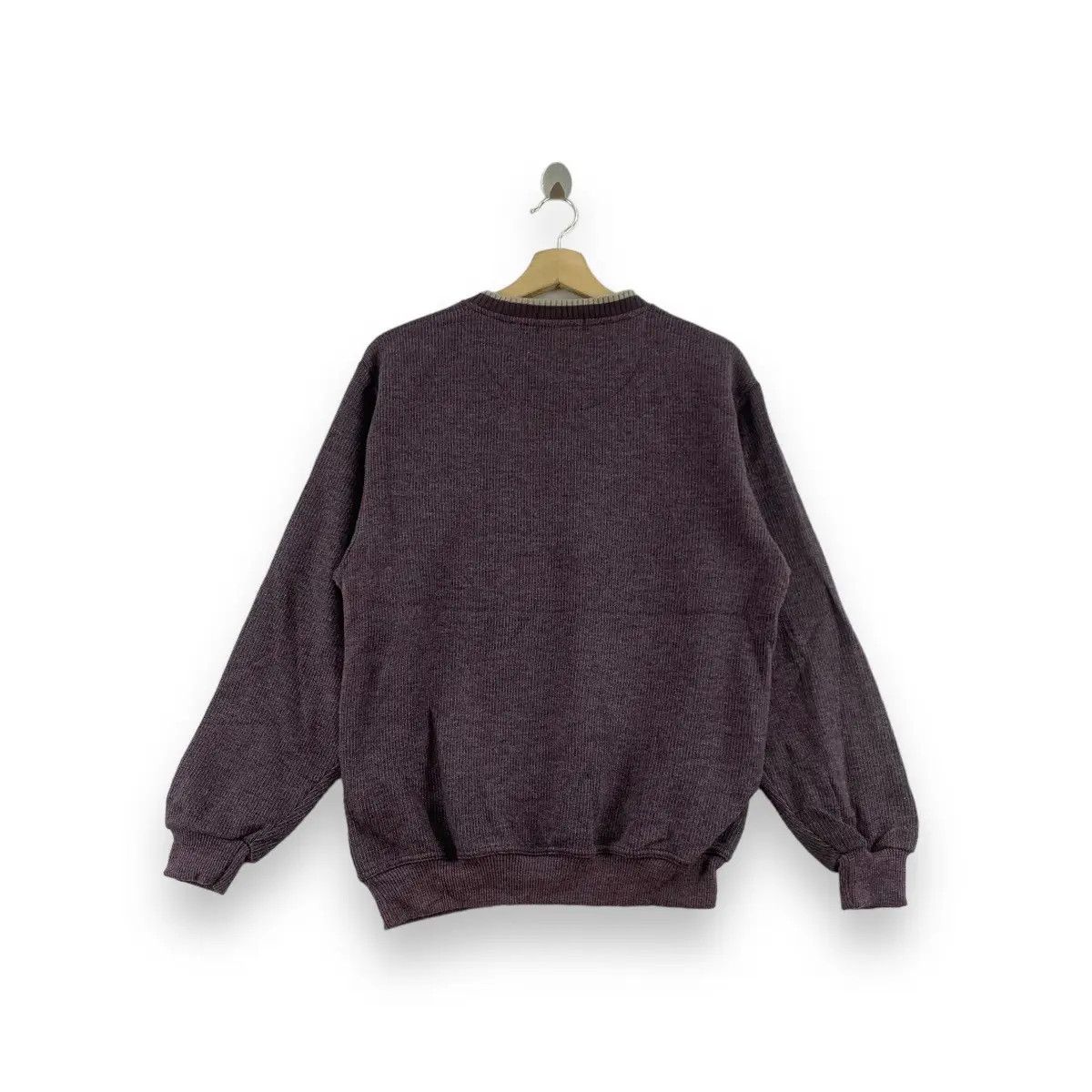 Vintage Vintage CLAUDIO VALENTINO PARIS Half Zipper Sweatshirt Size M / US 6-8 / IT 42-44 - 3 Thumbnail