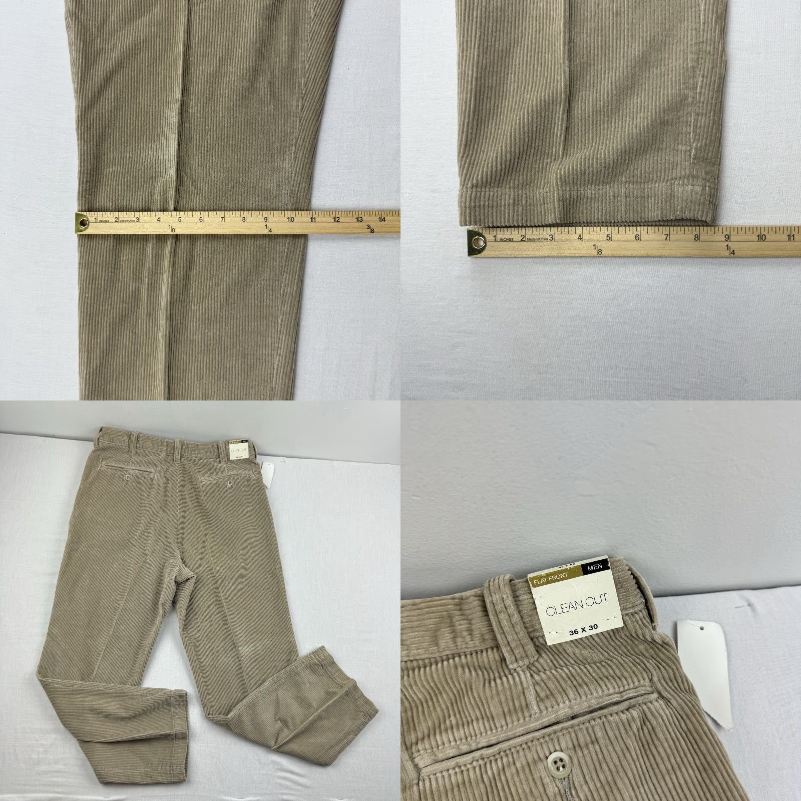 Gap VINTAGE Gap Pants Adult 36x30 Corduroy Relaxed 90s Grunge Tan Brown NWT 90s American Chino Mens Size US 36 / EU 52 - 9 Thumbnail