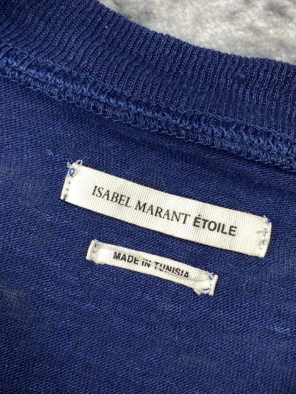 Isabel Marant Isabel Marant Étoile Long Sleeve Big Logo Women Size M Blue Size M / US 6-8 / IT 42-44 - 7 Thumbnail