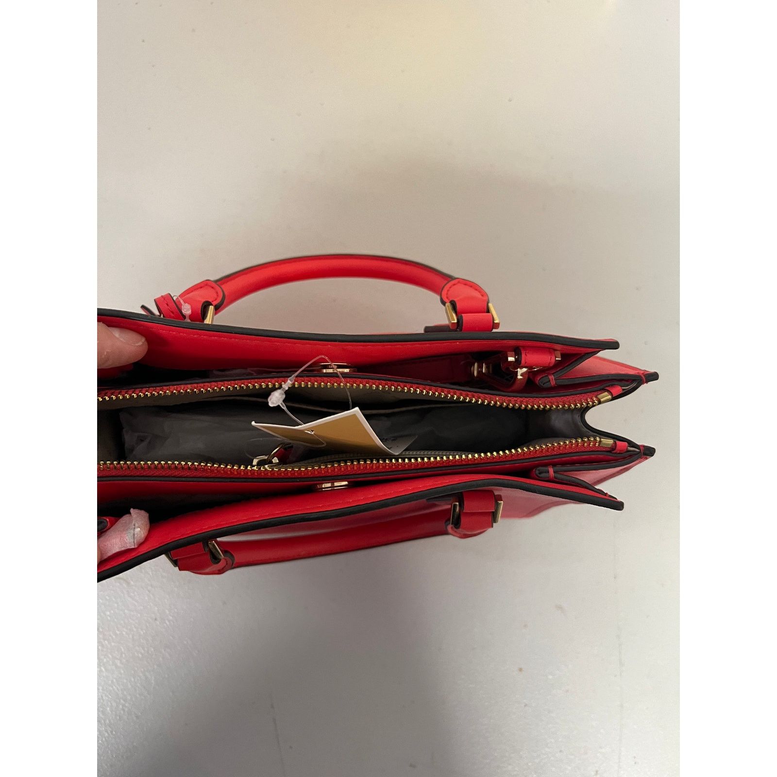 Michael Kors Michael Kors 35T0GWXM2L Hope Medium Saffiano Leather Satchel Size ONE SIZE - 6 Thumbnail