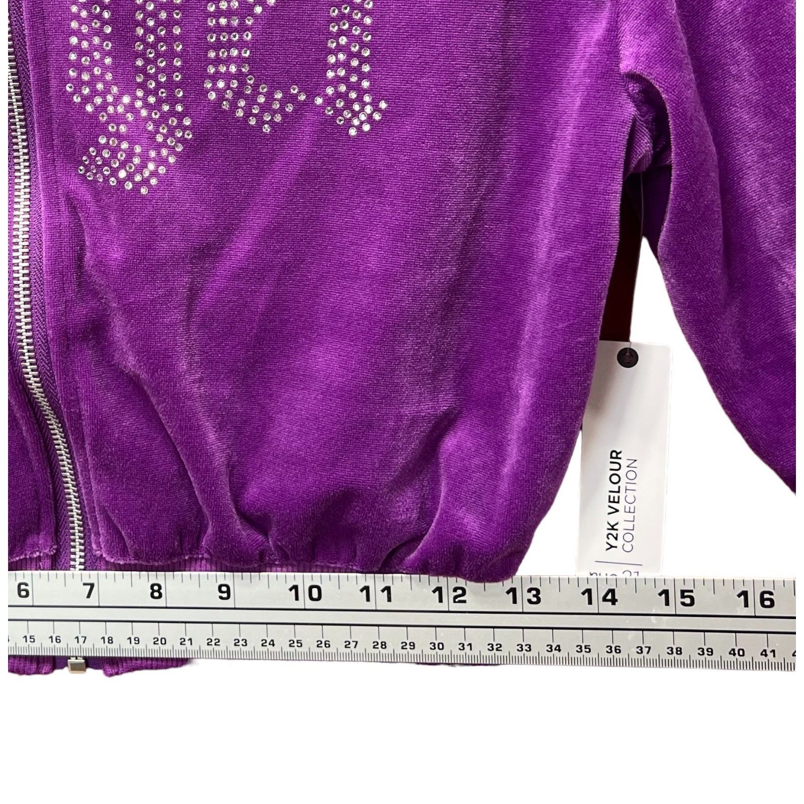 rue21 Rue 21 - Women's Long Sleeve Hooded Sweater - Purple - Small Size S / US 4 / IT 40 - 4 Thumbnail