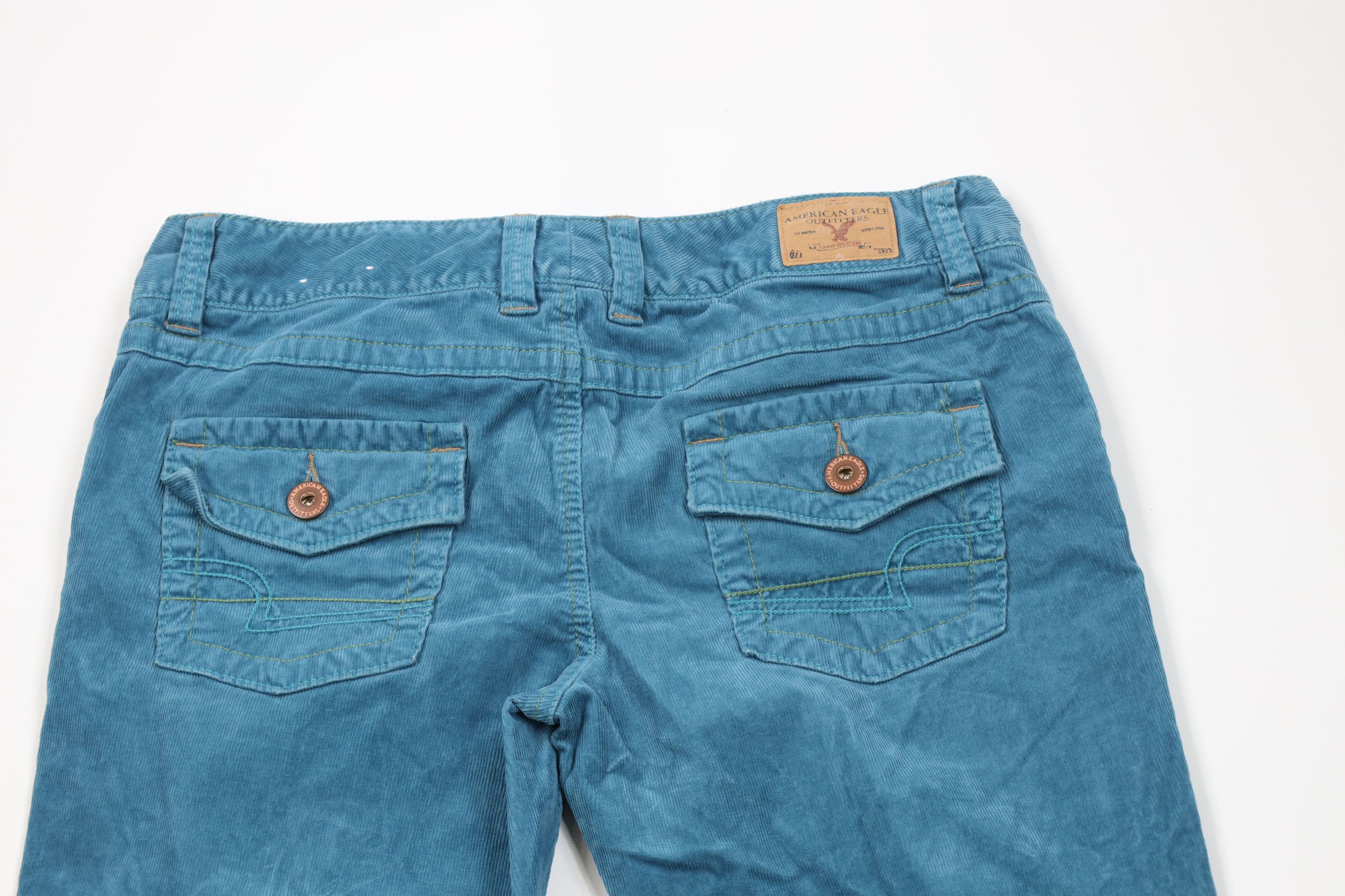American Eagle Outfitters × Vintage Vintage 90s Y2K American Eagle Outfitters Corduroy Pants Size 32" / US 10 / IT 46 - 9 Thumbnail